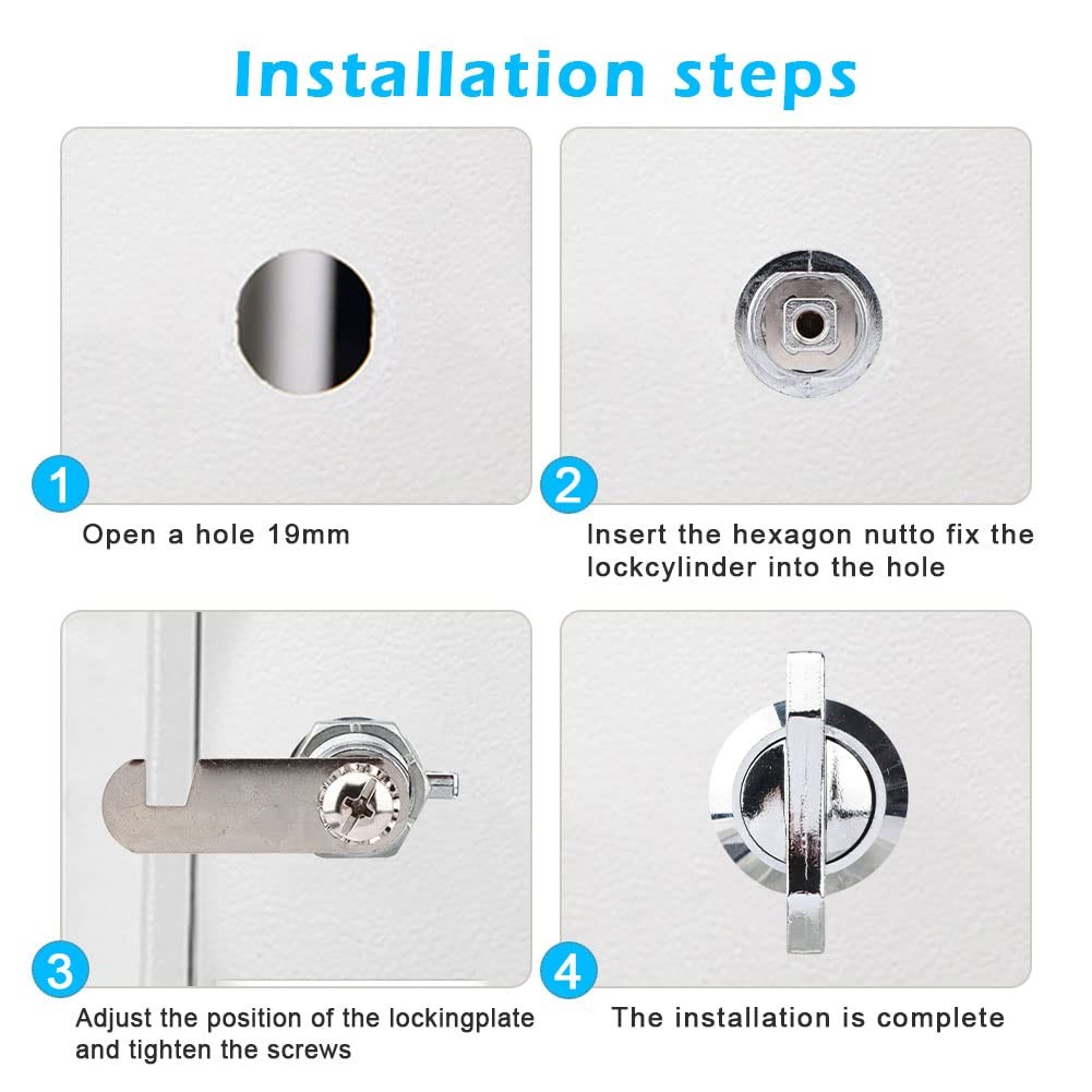 Thumb Operated Offset Cam Lock,Keyless Compartment Latch, Non-Locking Compart…