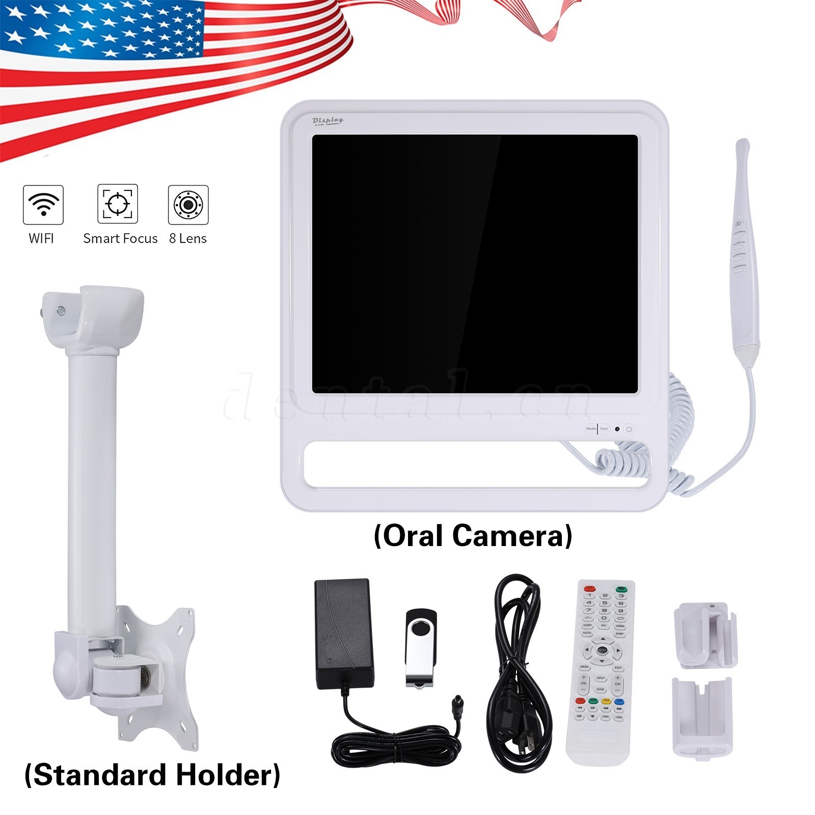 Wireless Dental Intraoral Oral Camera HD 1080p WIFI Endoscope teeth mirror IP67