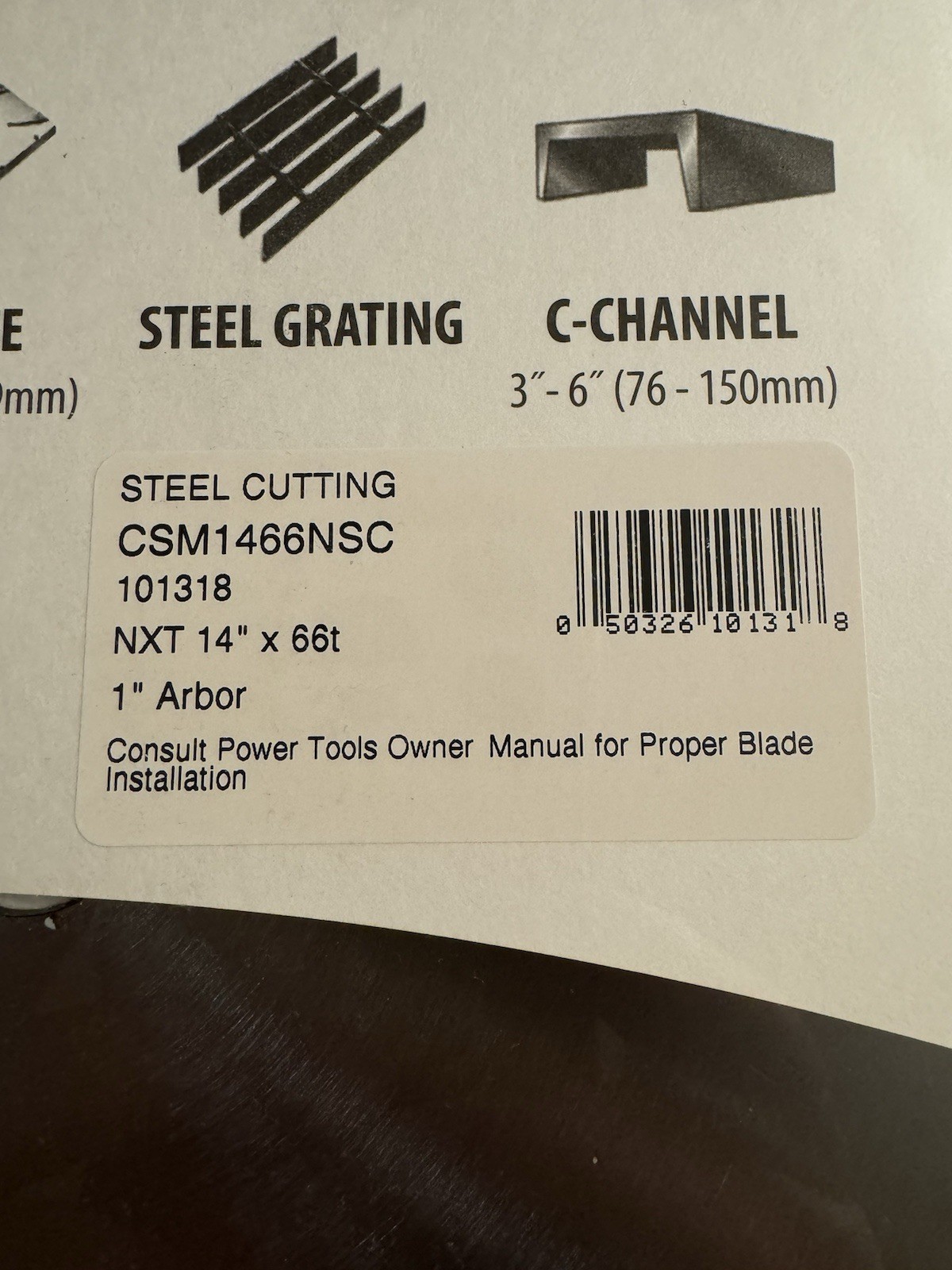 MK Morse 101318 Metal Devil NXT Steel Circular Saw Blade 14-inch 66 Teeth NEW