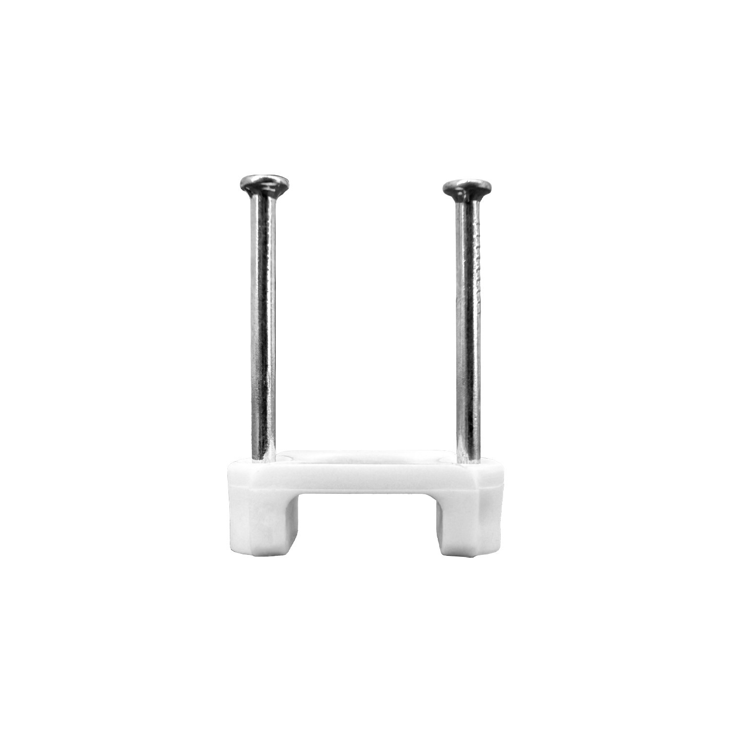 1000-Pack 1/2 Inch Plastic Cable Staples for Power and Low-Voltage Cables