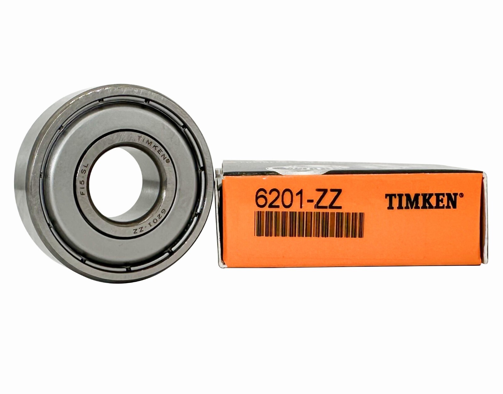 2PACK USA Brand TIMKEN 6201-ZZ 12X32X10MM Double Metal Seal Ball Bearings 6201Z