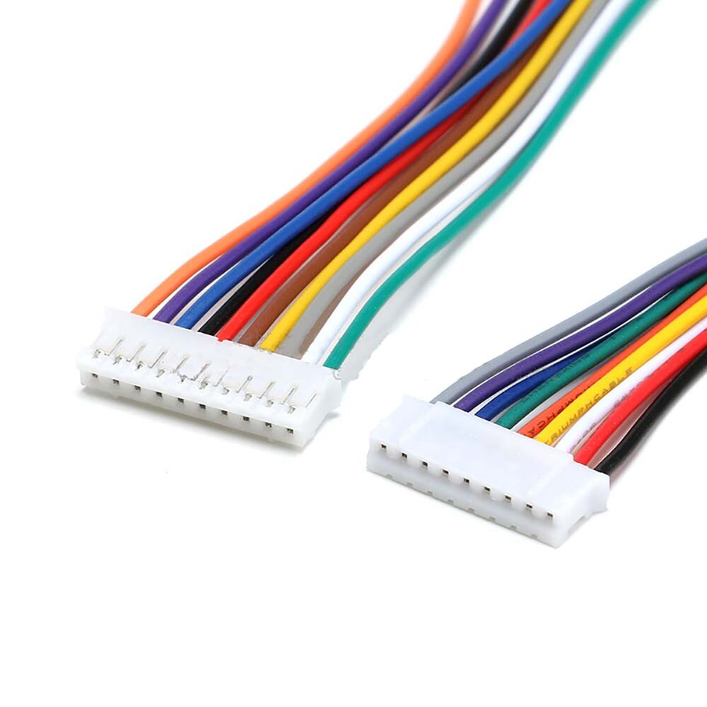 2.0 PH Connector Plug with Wires Cables 2/3/4/5/6/7/8/9/10/11/12 Pin 30 cm