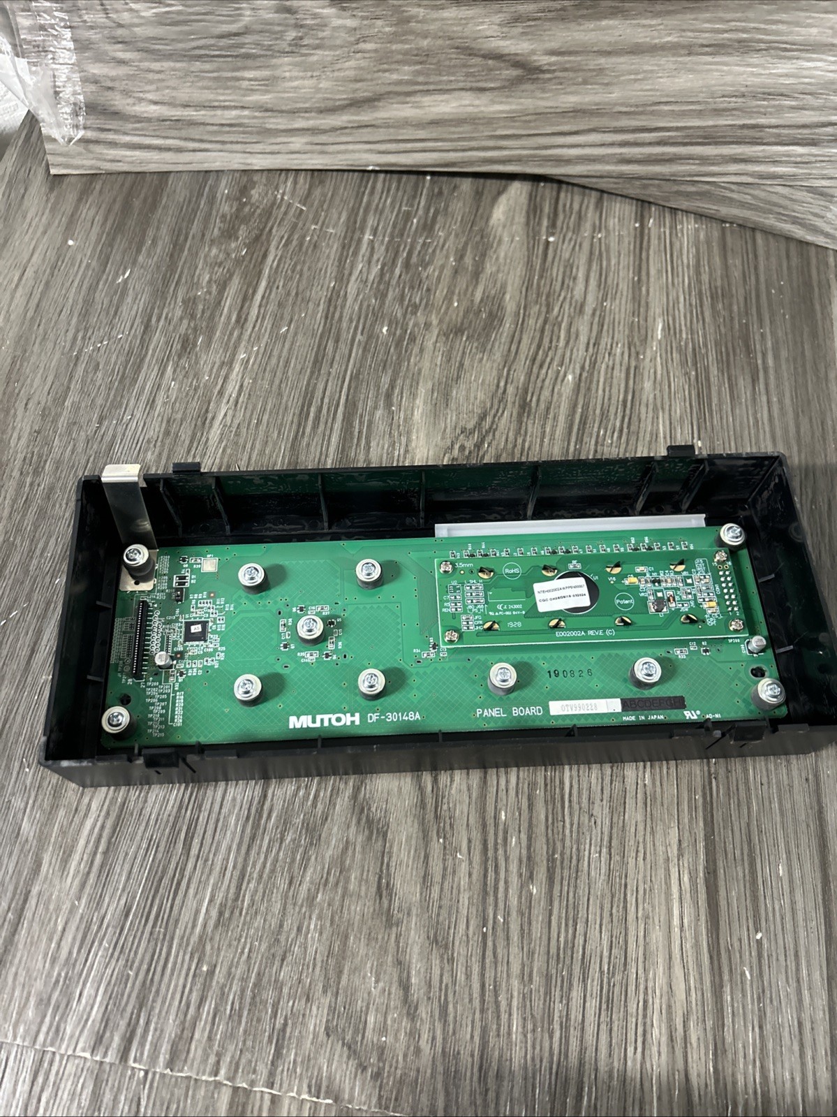 Mutoh XPJ-1641sr Display Screen Control Board UsedDF-30148a #2r5a
