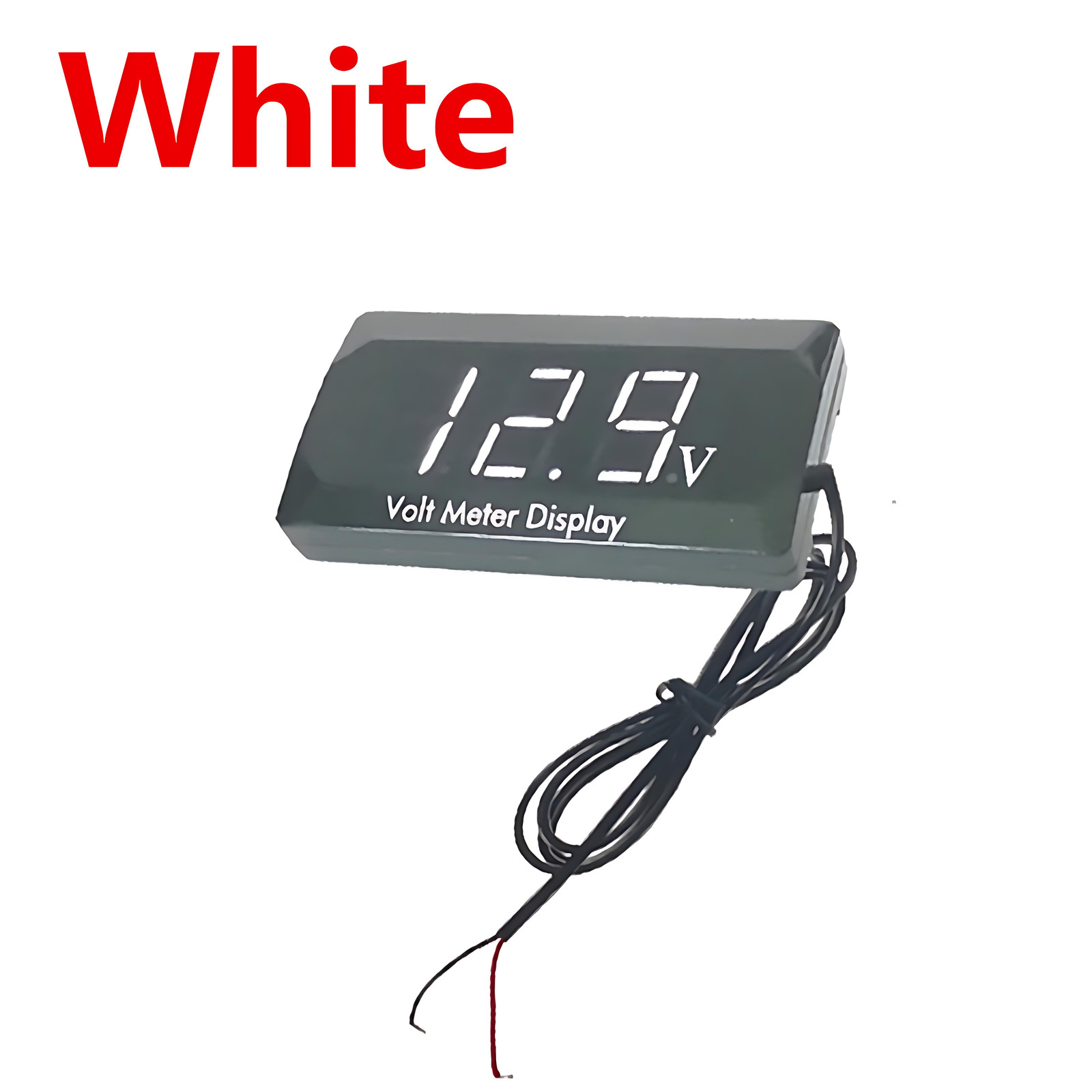 12V Digital LED Display Voltmeter Car Motorcycle Voltage Monitor Gauge Meter