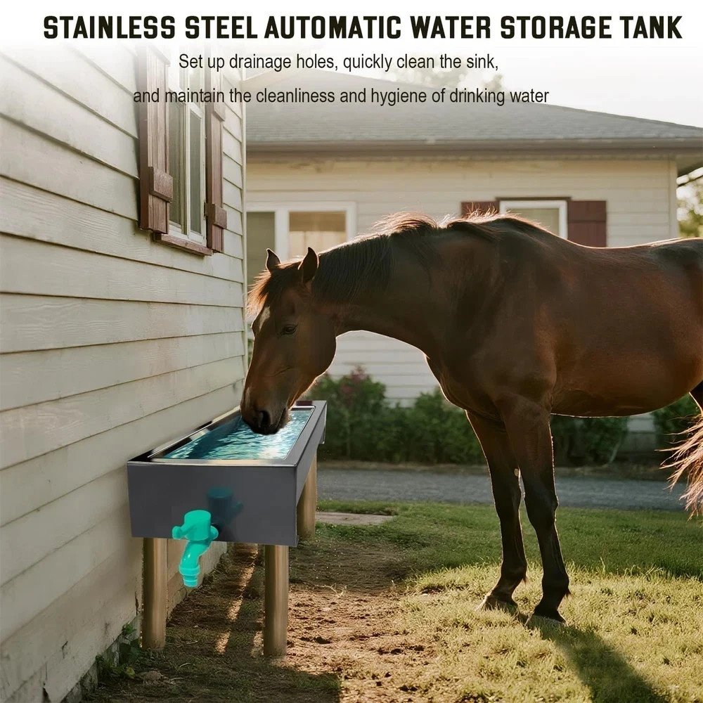 Automatic Livestock Water Trough Animal Stainless Steel Larger Automatic Wate…