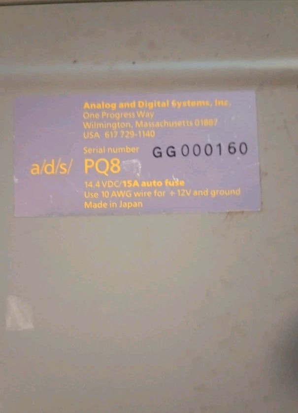 ANALOG AND DIGITAL SYSTEMS A/D/S PQ8 DIGITAL AMPLIFIER OLD SCHOOL VINTAGE BIN#1