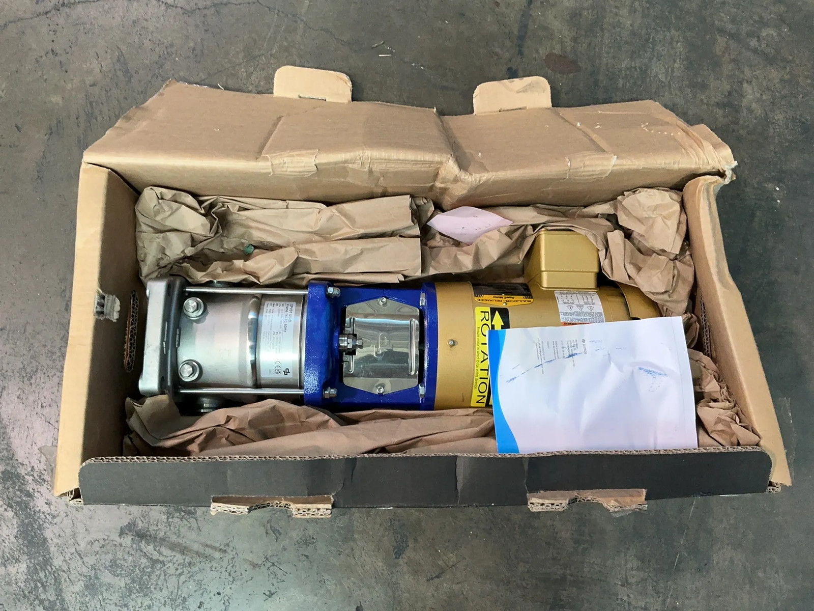 DP PUMPS DPVST 6/3 B FRAME 143 TC 60HZ PUMP CP246*019965