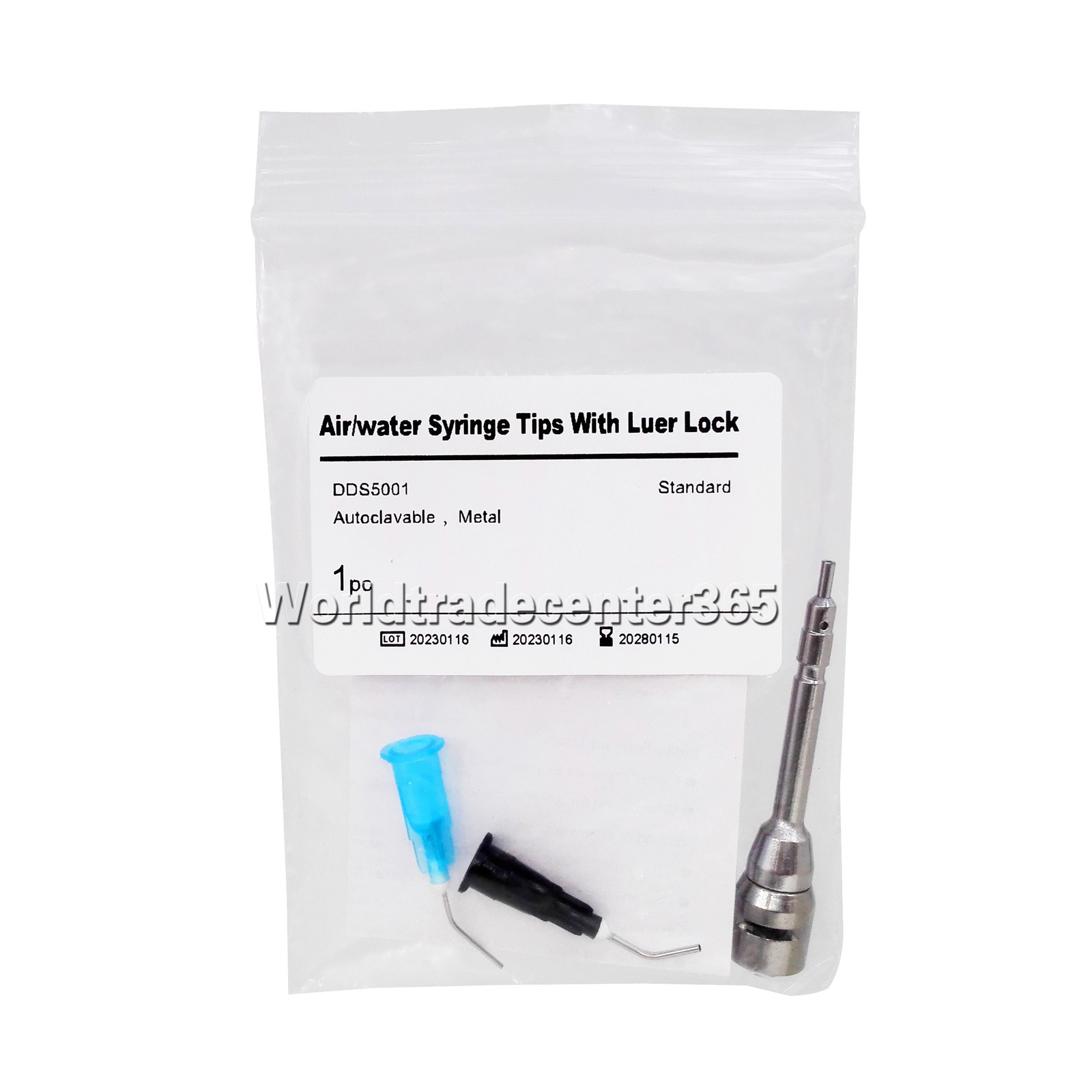 Short Dental Kerr Stropko Style Air Water Irrigator Irrigation Tip 3-Way