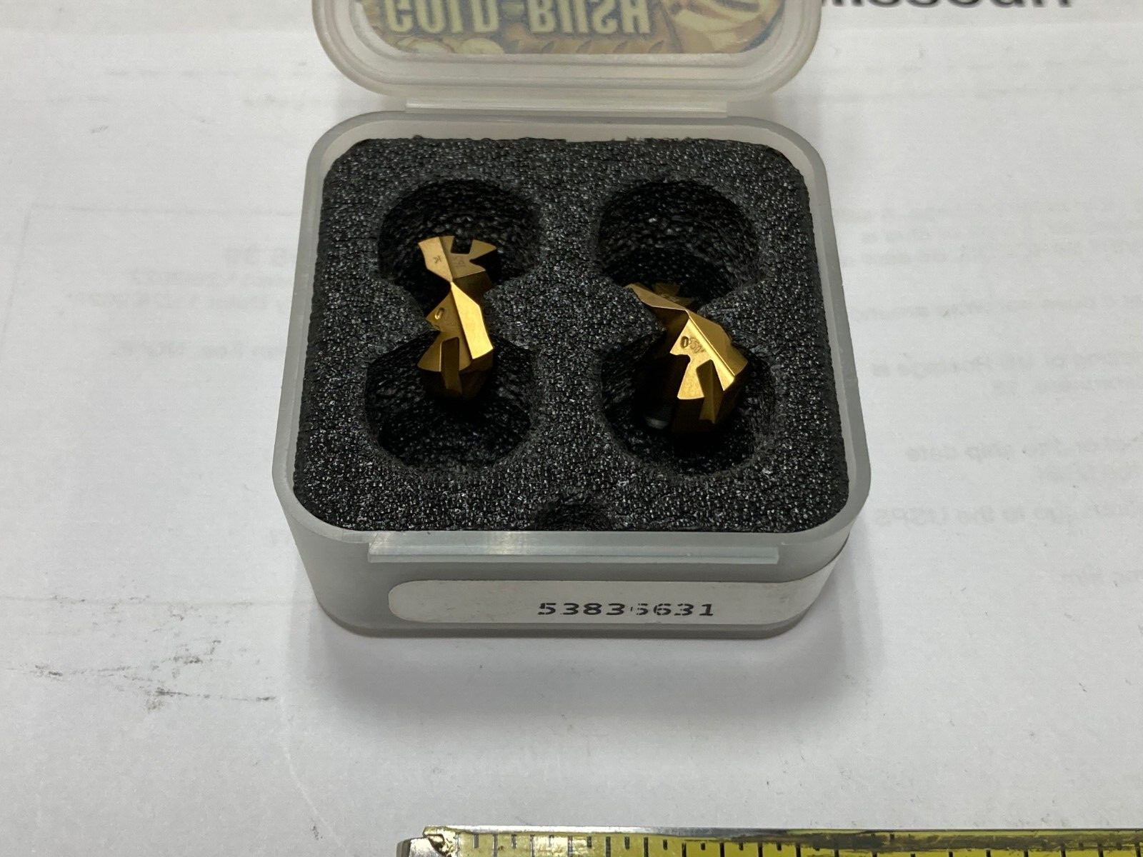 Pack of 2, Ingersoll TKA1650R01 IN2505, 0.6500″, Carbide Drill Tips, 4207038