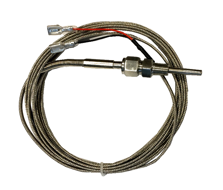 Temp Thermocouple K type, stainless Steel Probe, 12 ft (3.66M)