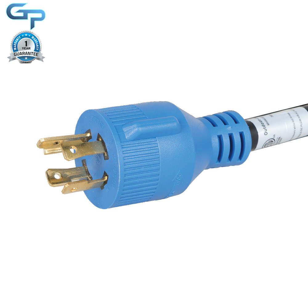 30Amp 25FT Generator Cord L14-30P to L14-30R + Power Inlet Box Waterproof Combo