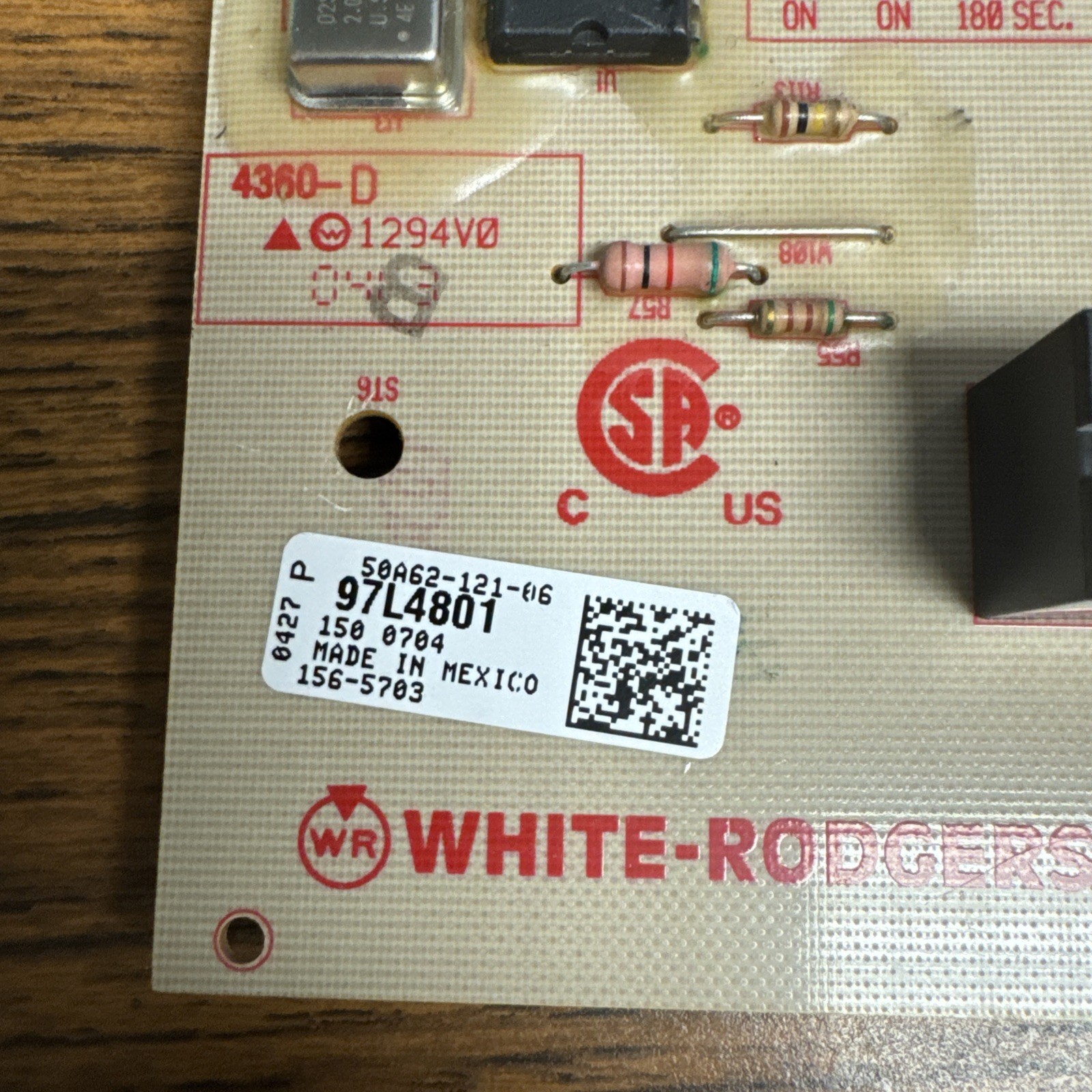 Lennox SureLight 97L4801 / 50A62-121 Furnace Control Circuit Board