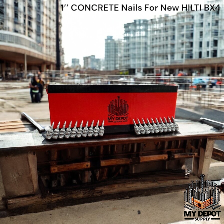 1000x 1’’ CONCRETE Nails for Hilti BX4 – NAILS FOR BX4 25mm Pins