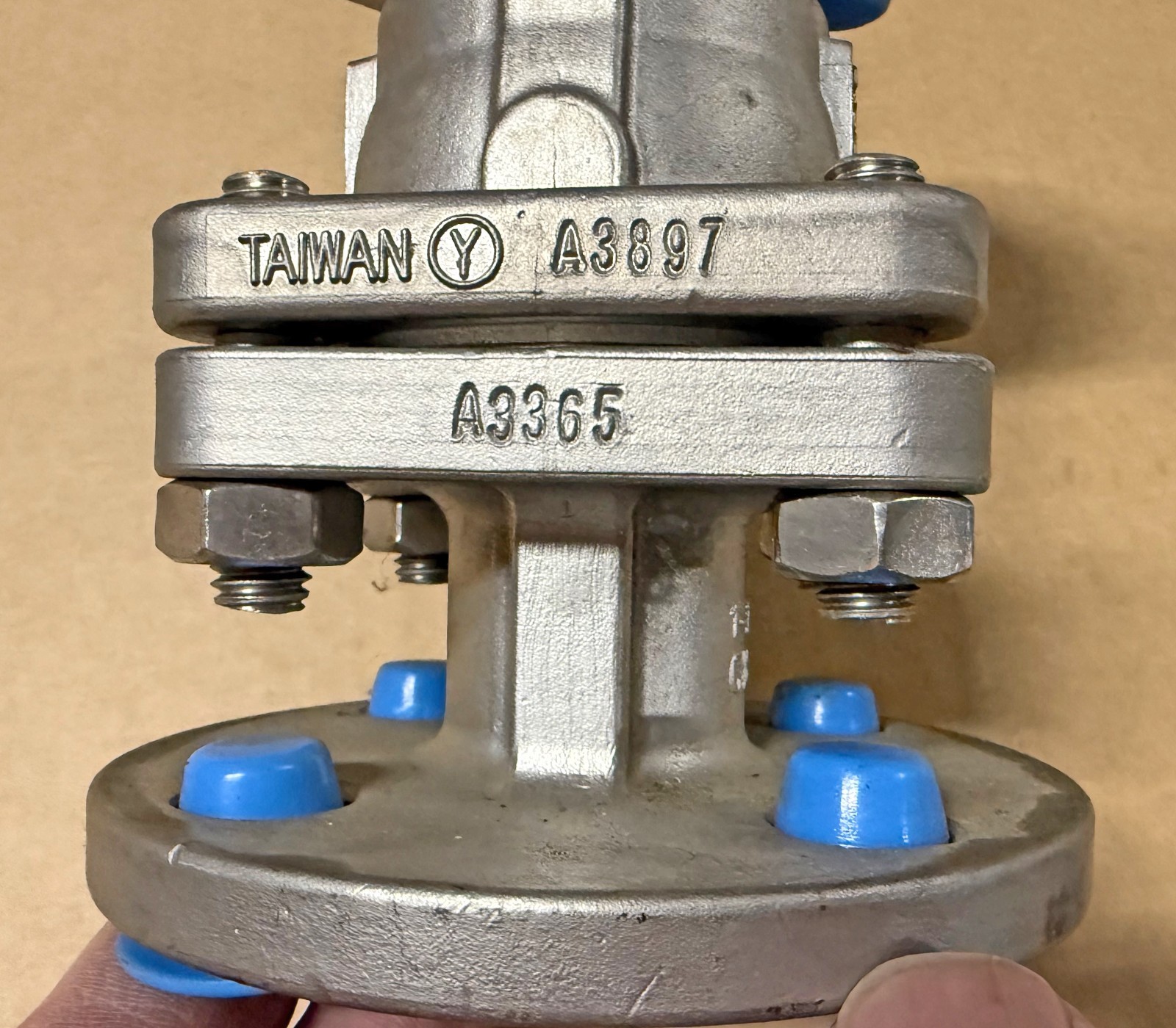 WARREN 1″ 150 FULL PORT 316 STAINLESS STEEL BALL VALVE CF8M 6156 RTFE 15% GF