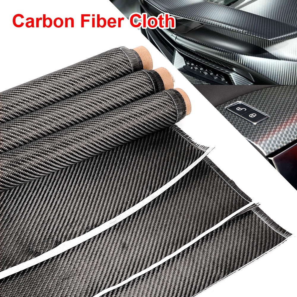 4.9ft x 7.87″ Carbon Fiber Roll Structural Reinforcemen Carbon Fiber Cloth Black