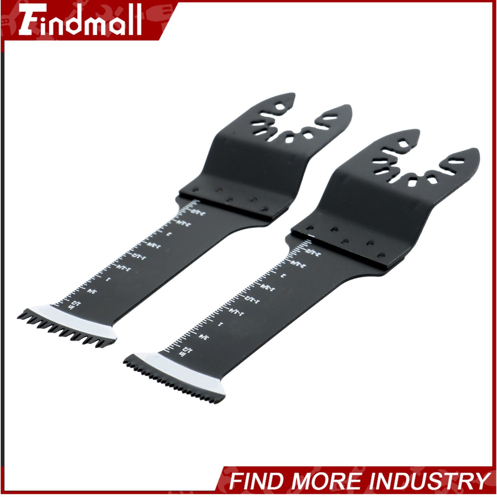 Findmall 15 Pcs Extended Oscillating Saw Blades Bi-Metal Multitool Blades