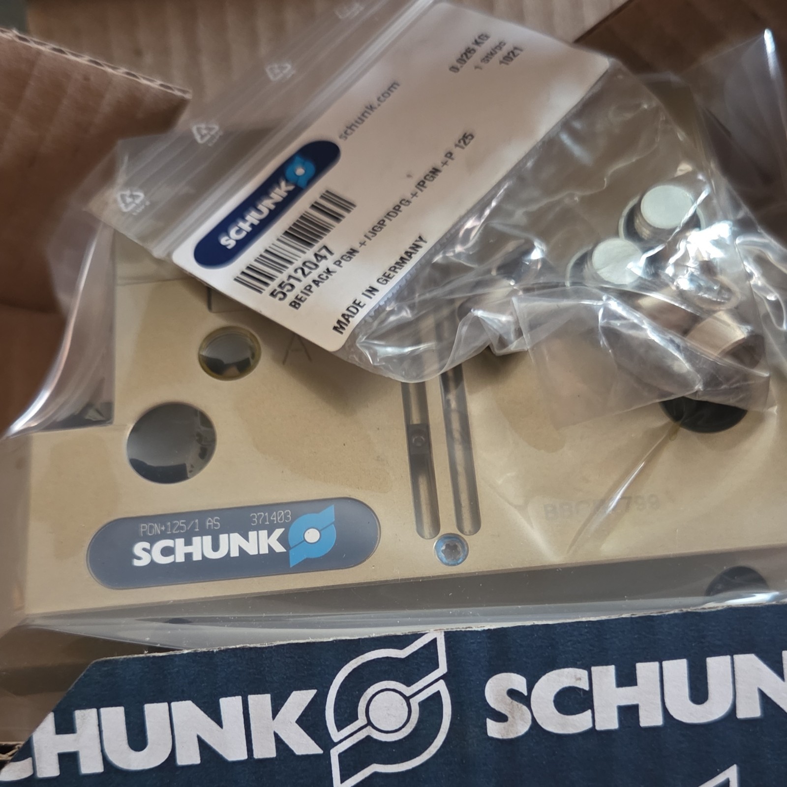 SCHUNK PGN-plus 125-1-AS Universal Pneumatic Gripper 0371403