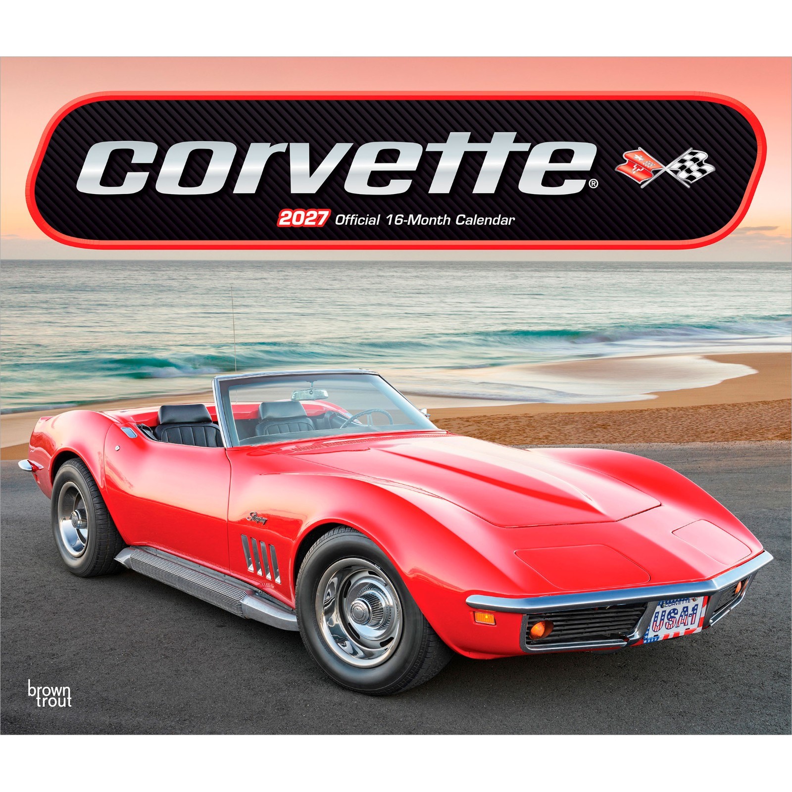 Corvette OFFICIAL | 2027 14×24″ (Hanging) Deluxe Wall Calendar