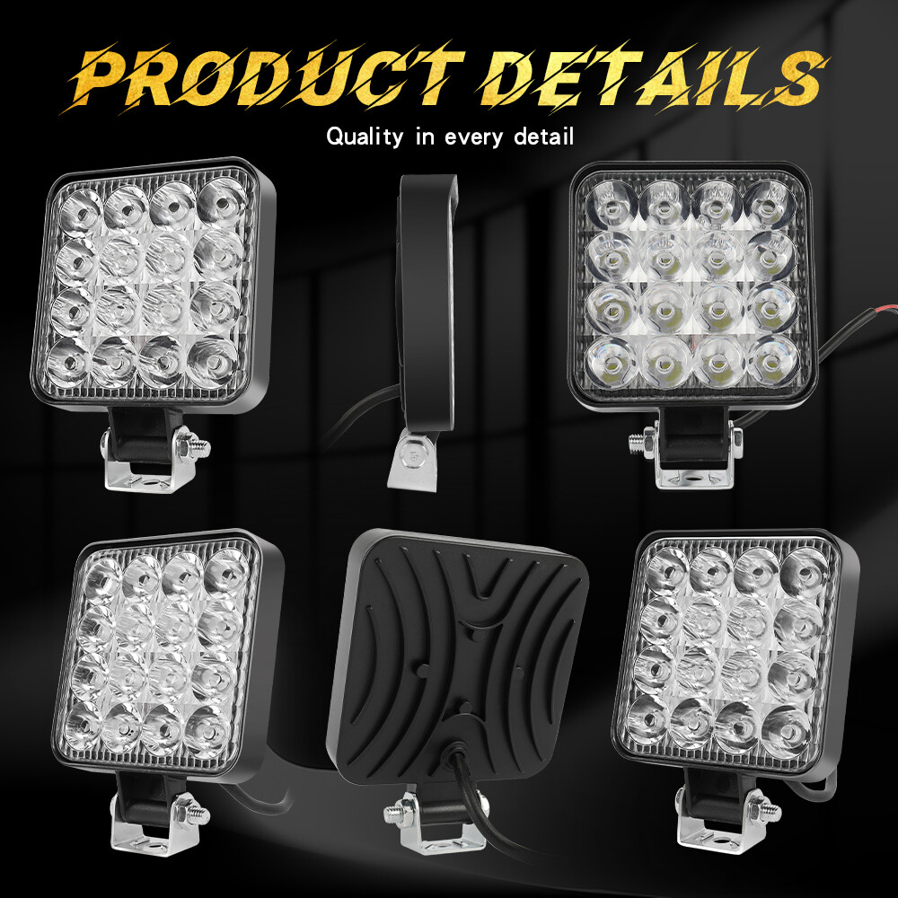 10PCS LED WORK Lights for Caterpillar Skid Steers Excavator Forklift Loader Car