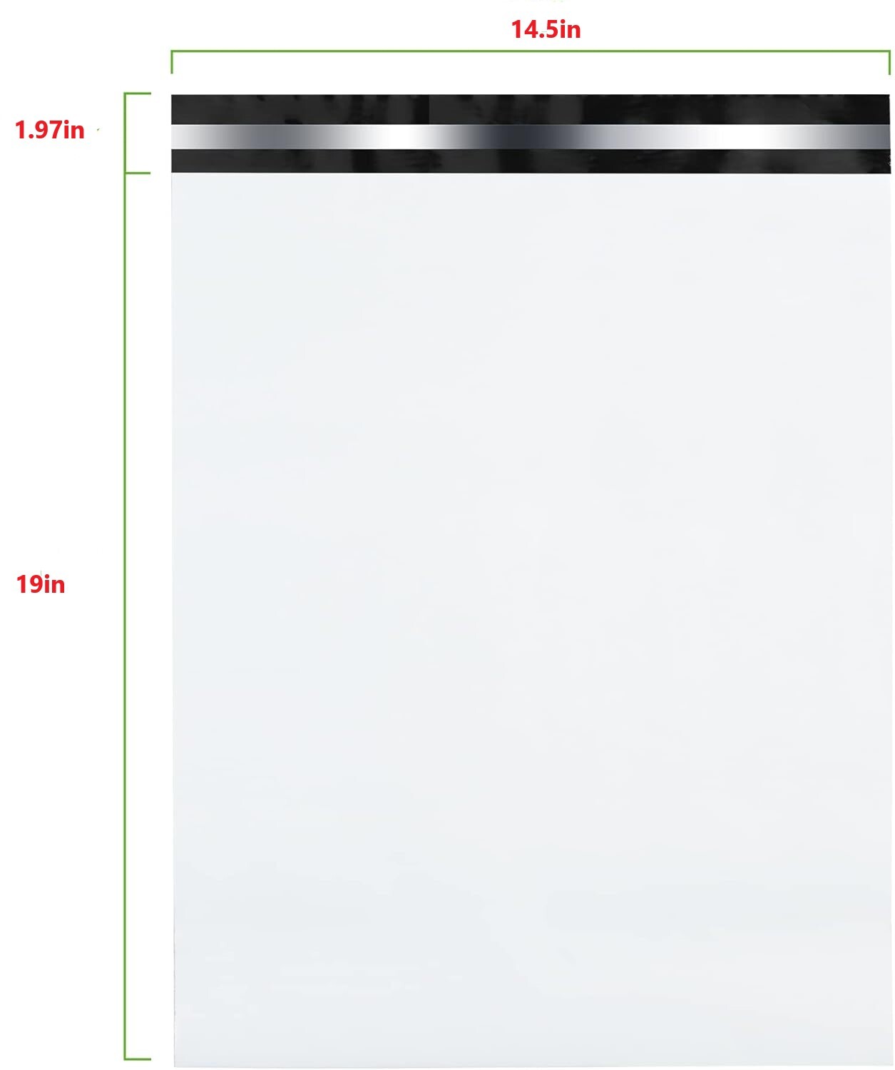 Ultra Heavy Duty 5MIL Poly Mailers Shipping Mailing Poly Bags 14.5in X 19in