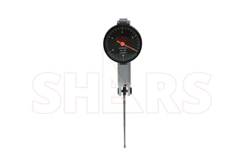 Shars 0.030″ Black Dial Face Dial Test Indicator .0005″ With Extended Arm NEW !]