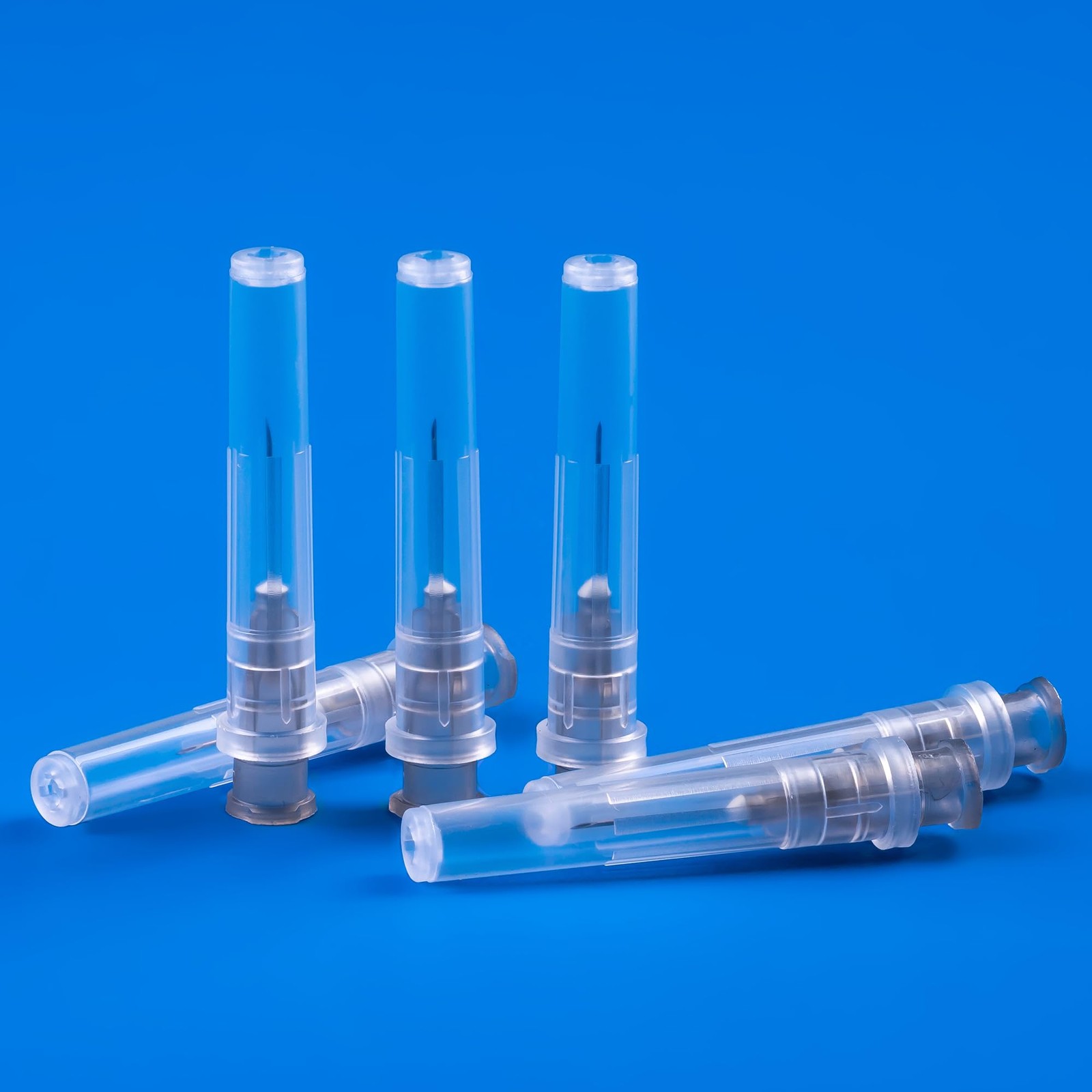 Disposable Needles 27G 1/2 Inch Pack of 100 for Lab Industrial Liquid Dispensing