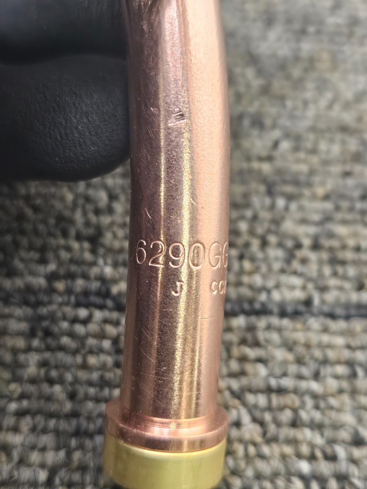 6290GG-3: Heavy-Duty Gouging and Grooving Torch Tip 4 in x 0.28 in x 0.13 in