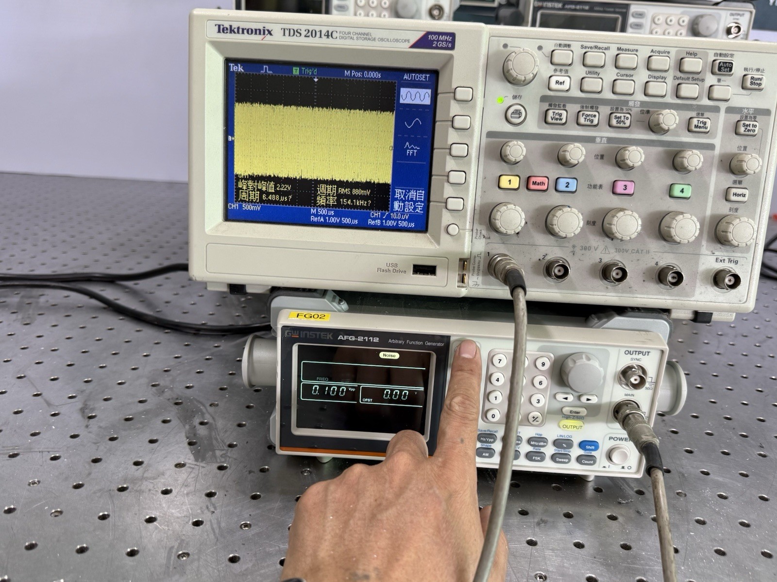 GW Instek AFG-2112 Arbitrary Function Generator Tested Output AS-IS
