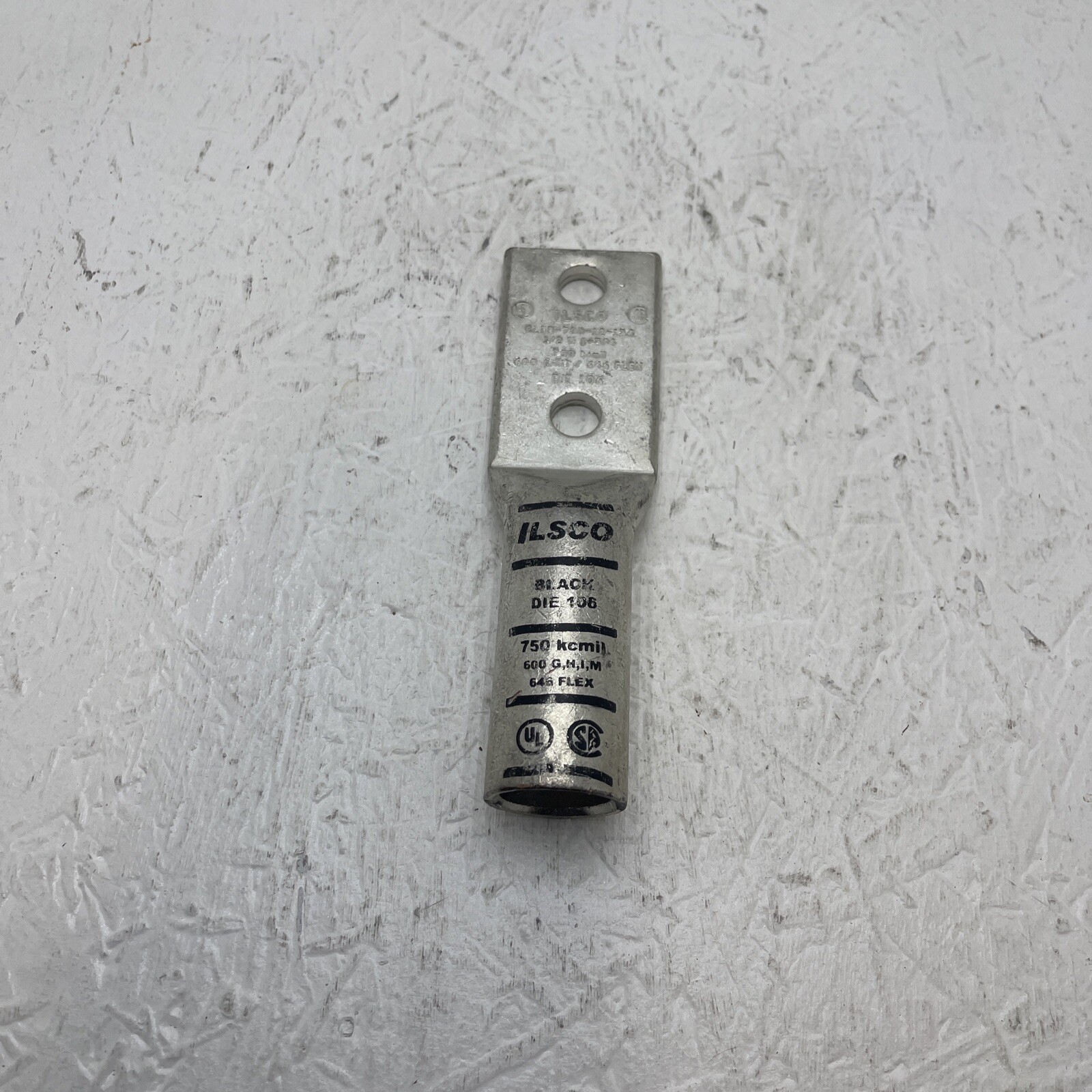 ILSCO CLND-750-12-134 COPPER COMPRESSION LUG