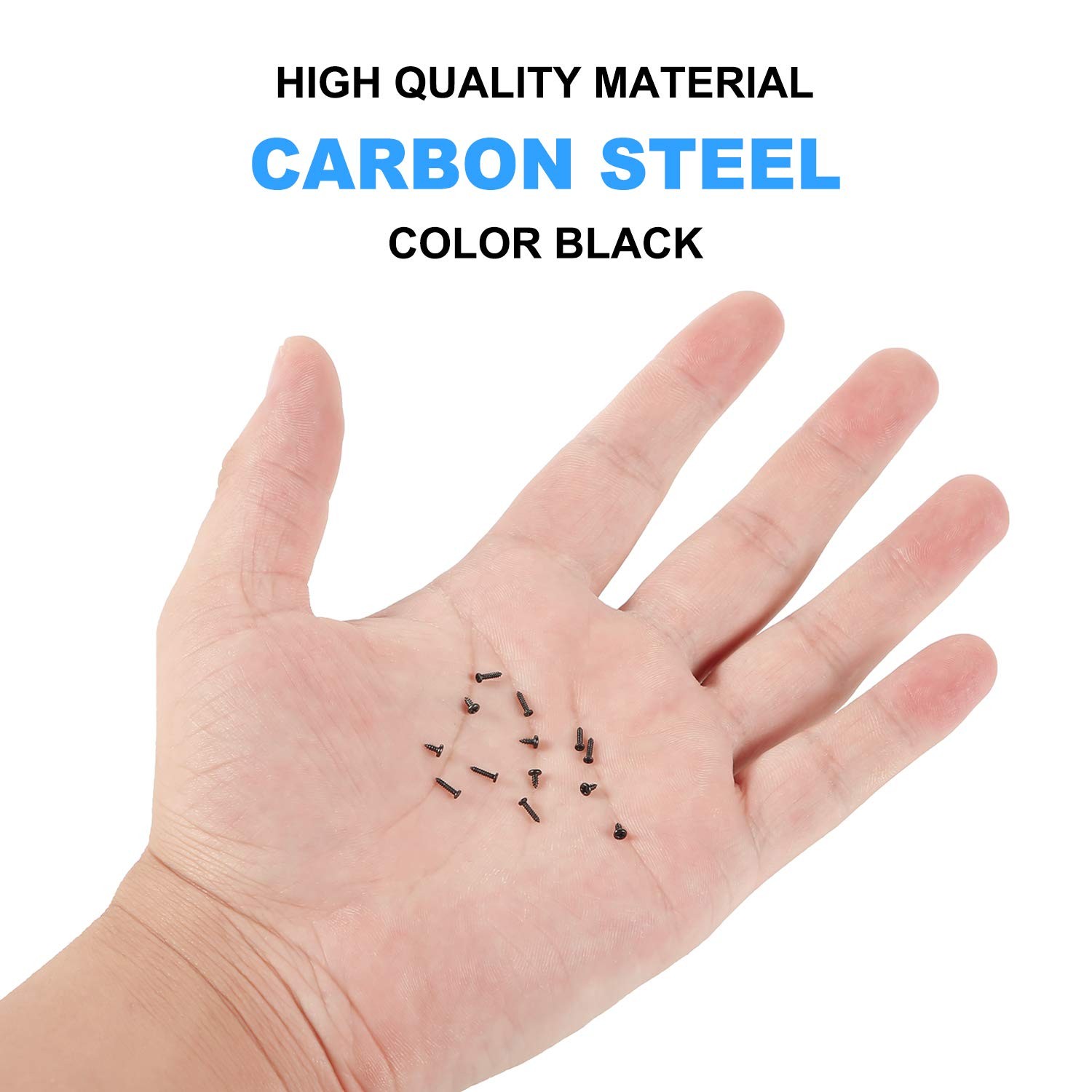 MEIYYJ 10 Kinds Small Multi-Purpose M1 M1.2 M1.4 M1.7 1.7 millimeters, Black