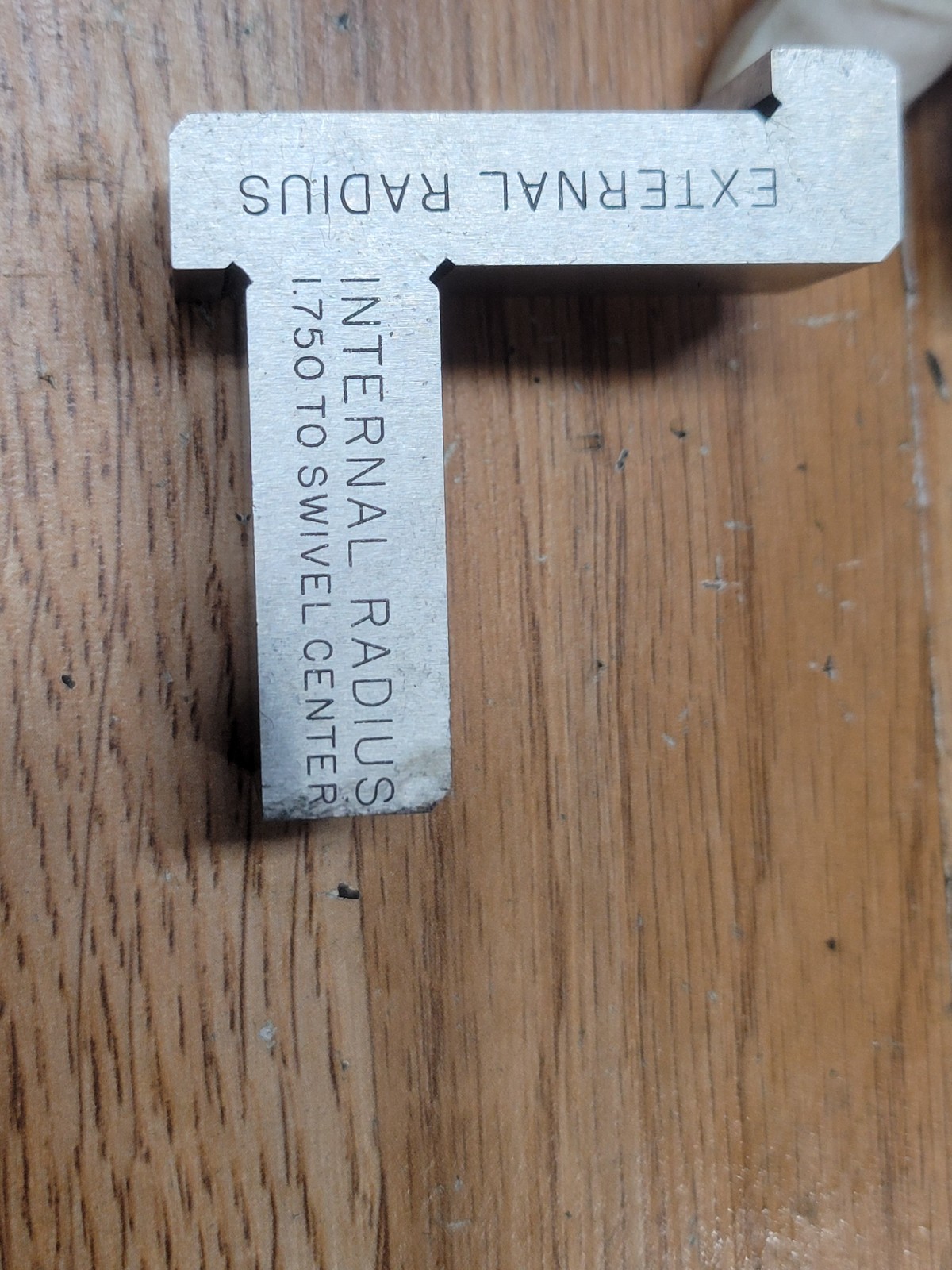 HARDINGE EXTERNAL INTERNAL RADIUS GAGE