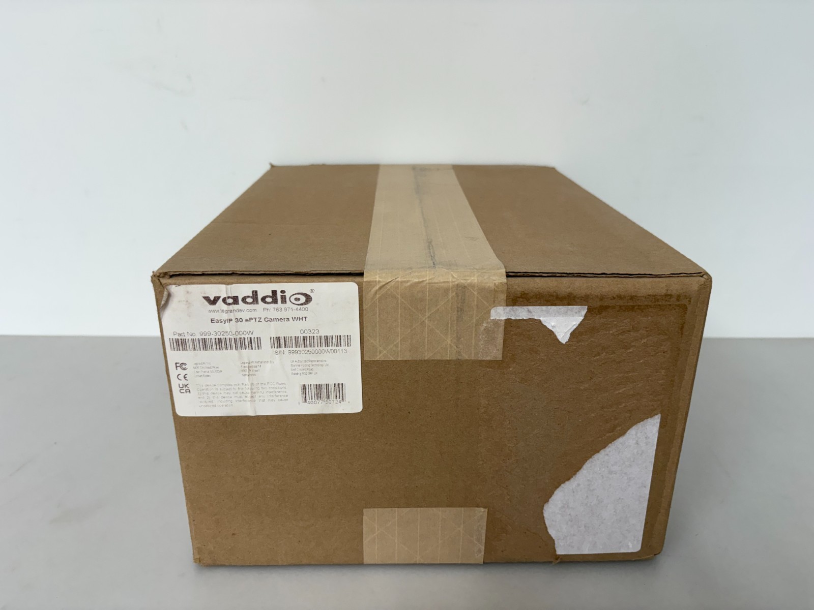 Vaddio Easy IP30 ePTZ Camera (P/N: 999-30250-000W)