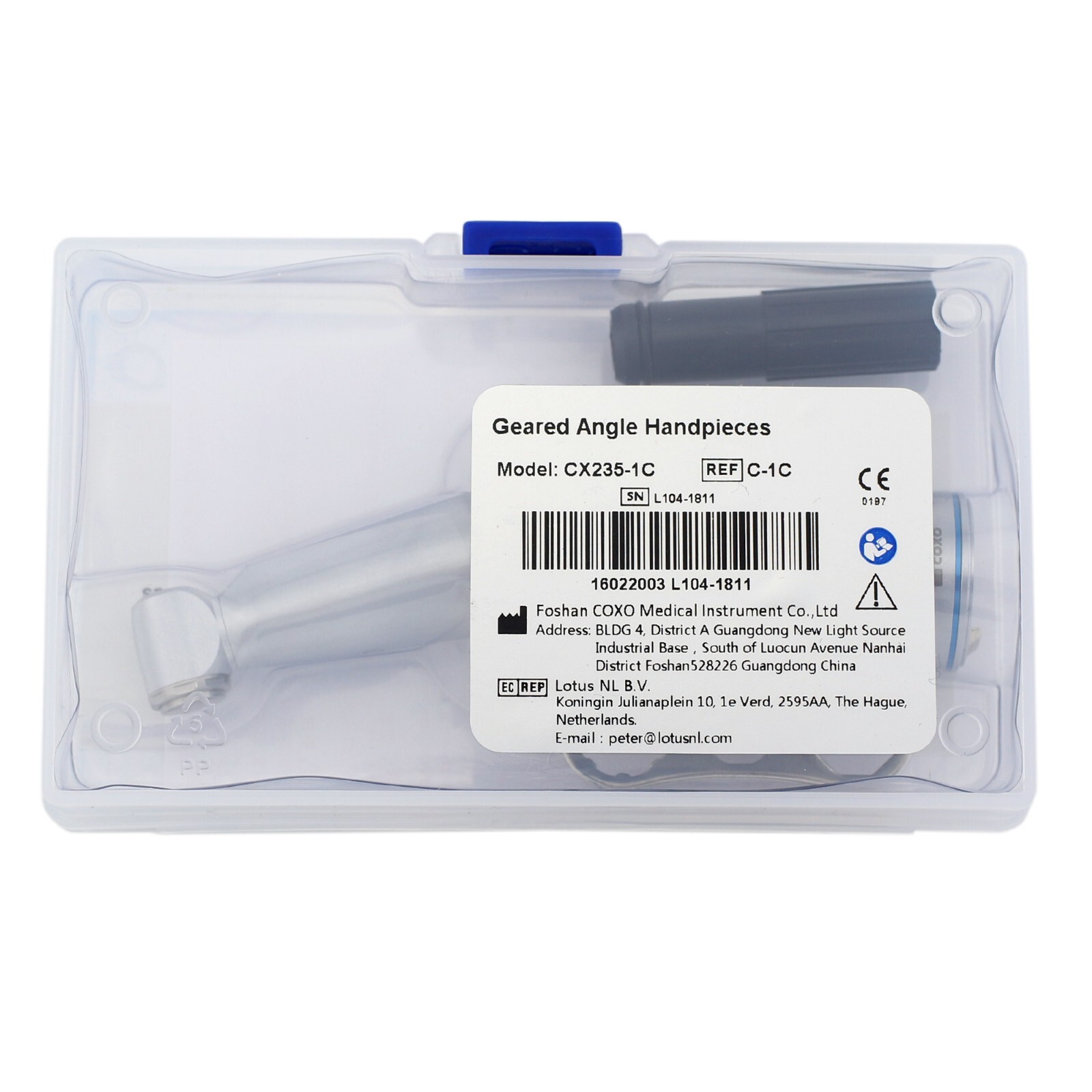 COXO Low Speed Contra Angle Dental Electric Handpiece Fiber Optic CX235 NSK X25L