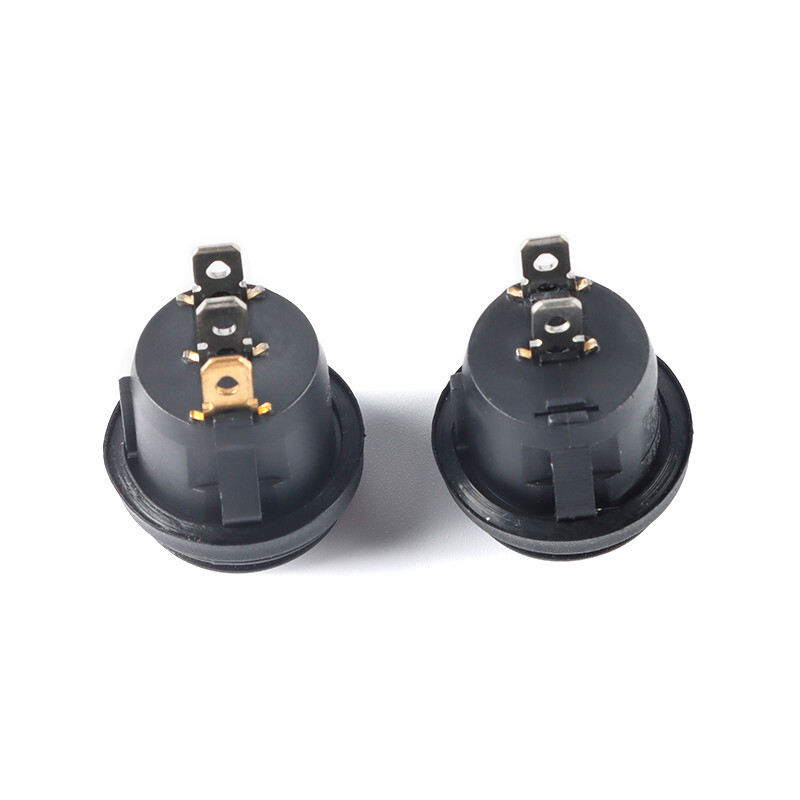 Round Rocker Switch ON-OFF 2/3 Pin 2 Position LED Illuminated Waterproof KCD1