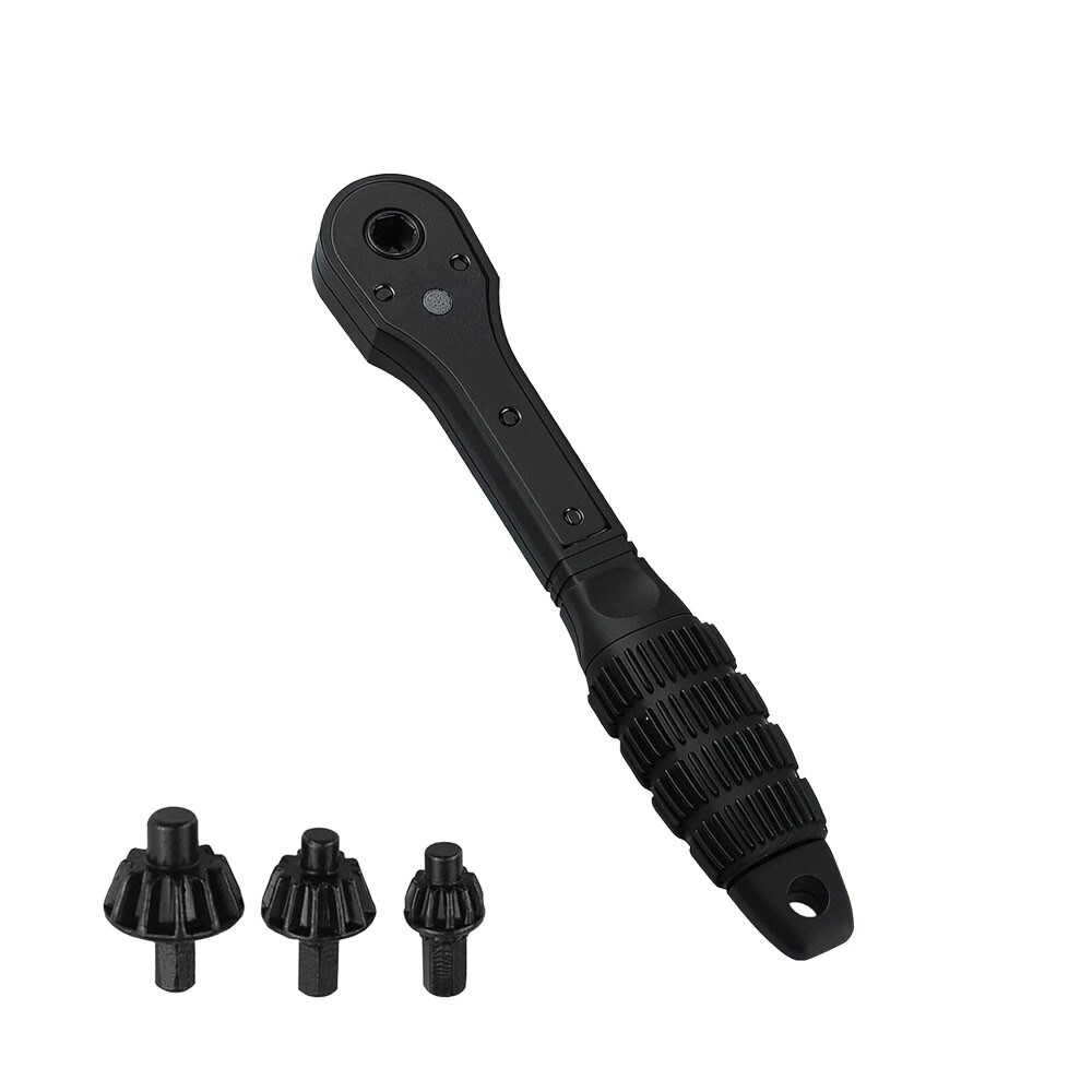 2-in-1 Ratchet Drill Chuck Key Wrench – Universal Chuck Key Replacement Tool for