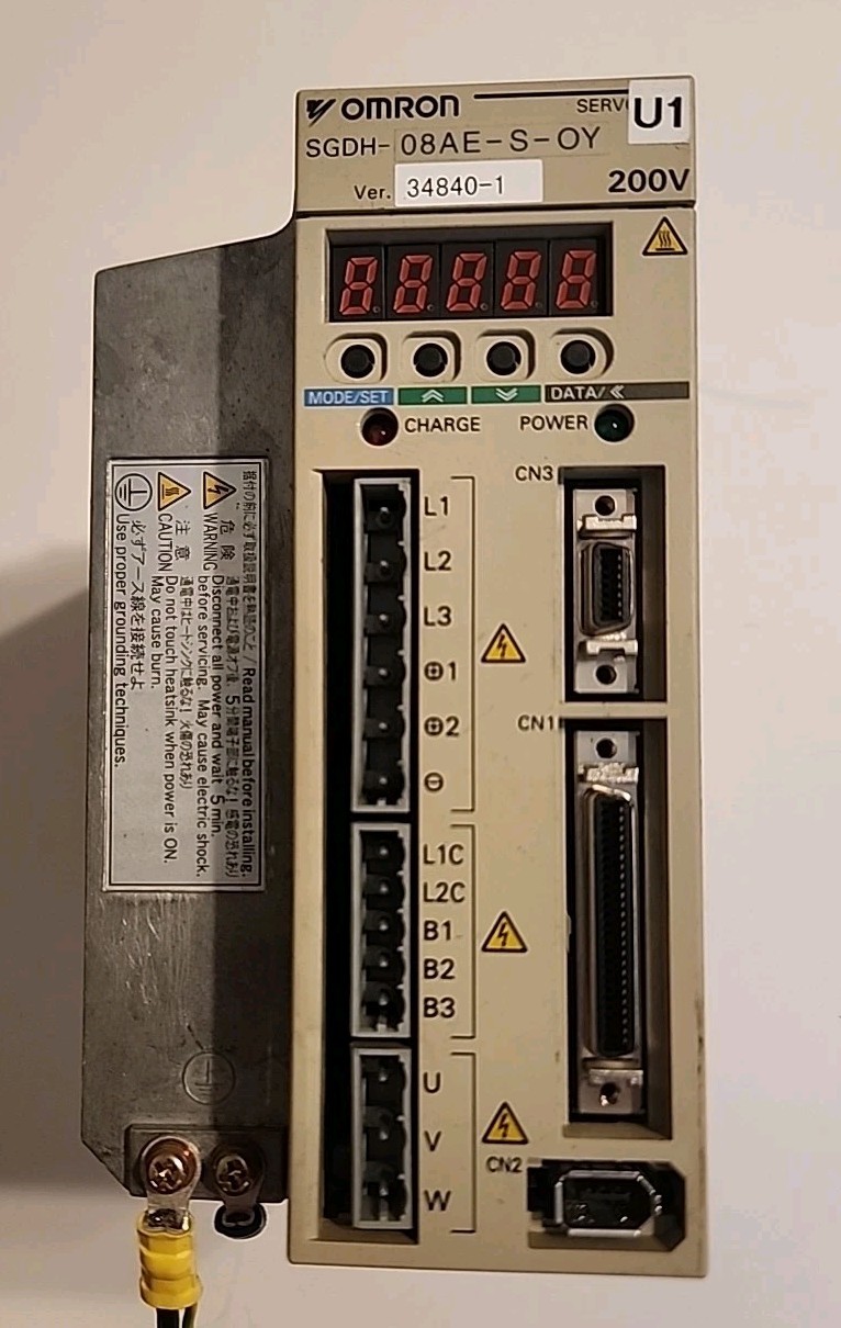 OMRON SGDH-08AE-S-OY (750W) AC SERVO DRIVE OUTPUT 3PH 5.7A 0.8KW – Free Ship