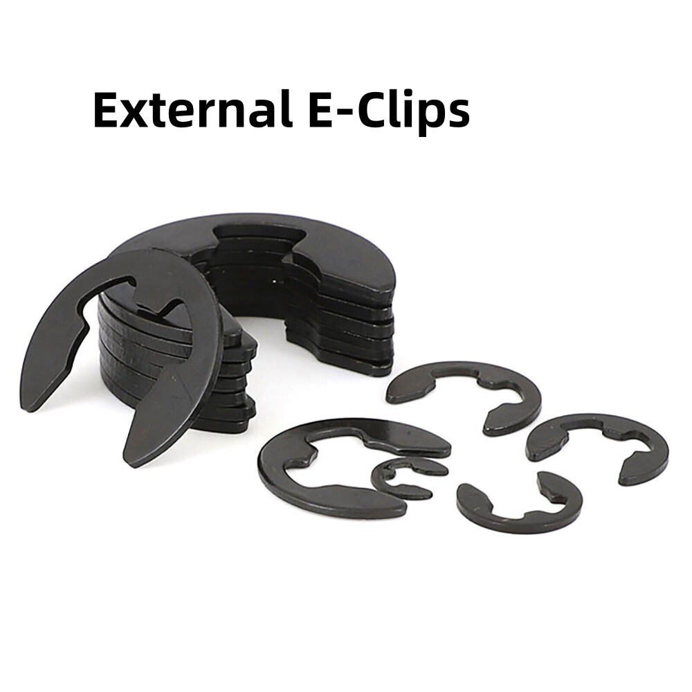 Sizes 1.2m – 24mm DIN 6799 C-Clip Circlip External E-Clips Retaining Washers All