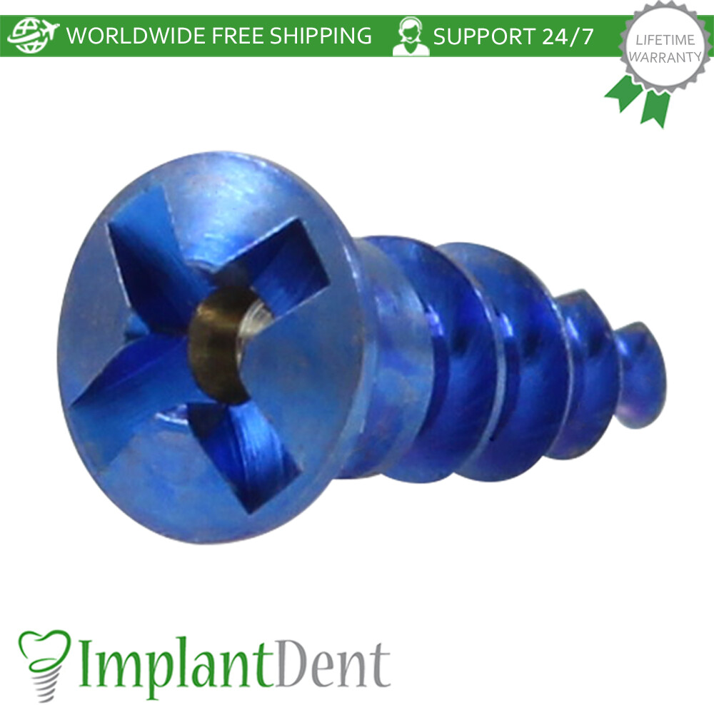 5x Self Tapping GBR Screw 1.6mm For Membrane Fixation Titanium Dental Fixture