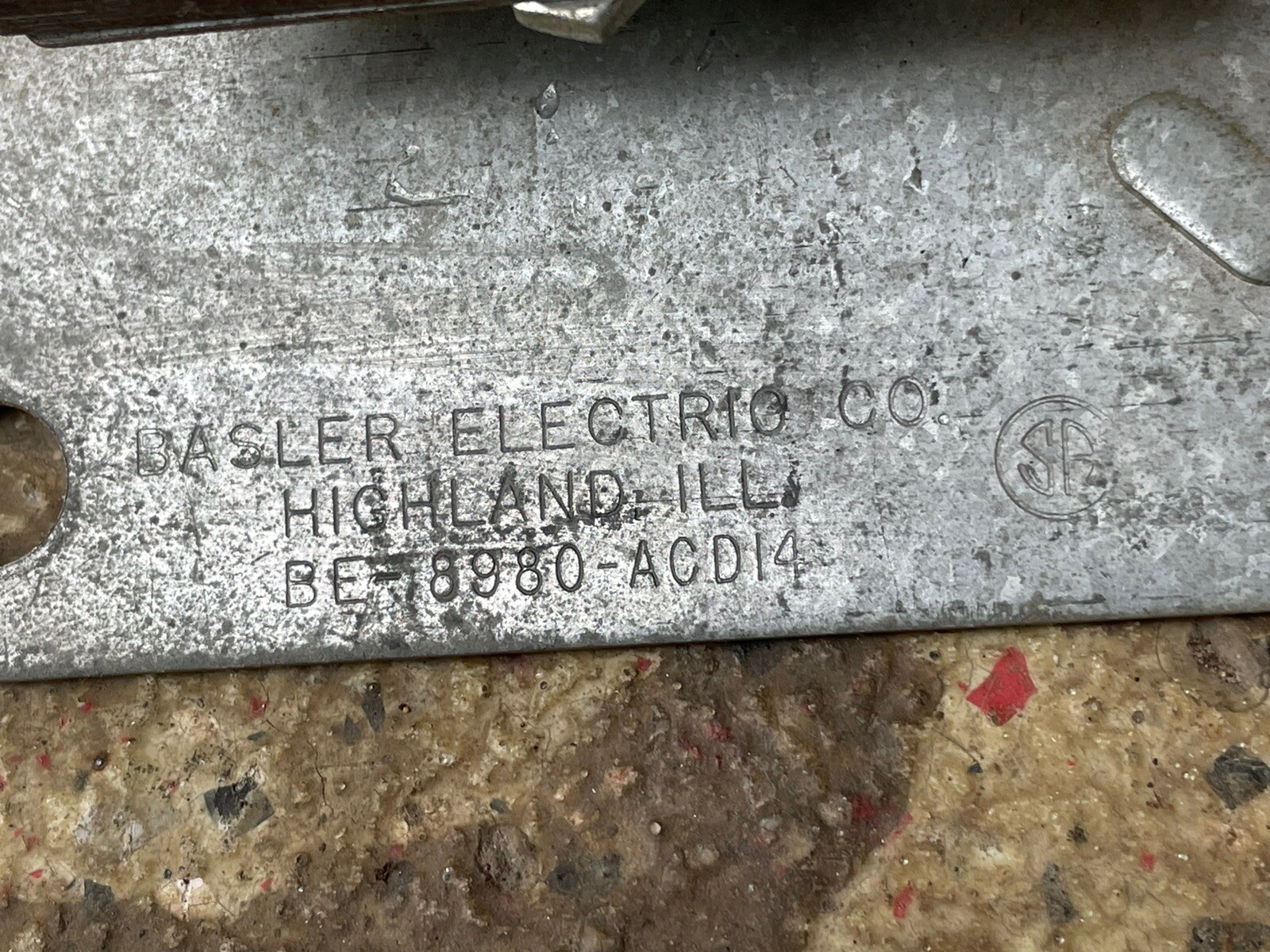 Basler Electric BE-8980-ACD14 Pri. 115V 50/60Hz Sec. 24V 10VA Transformer