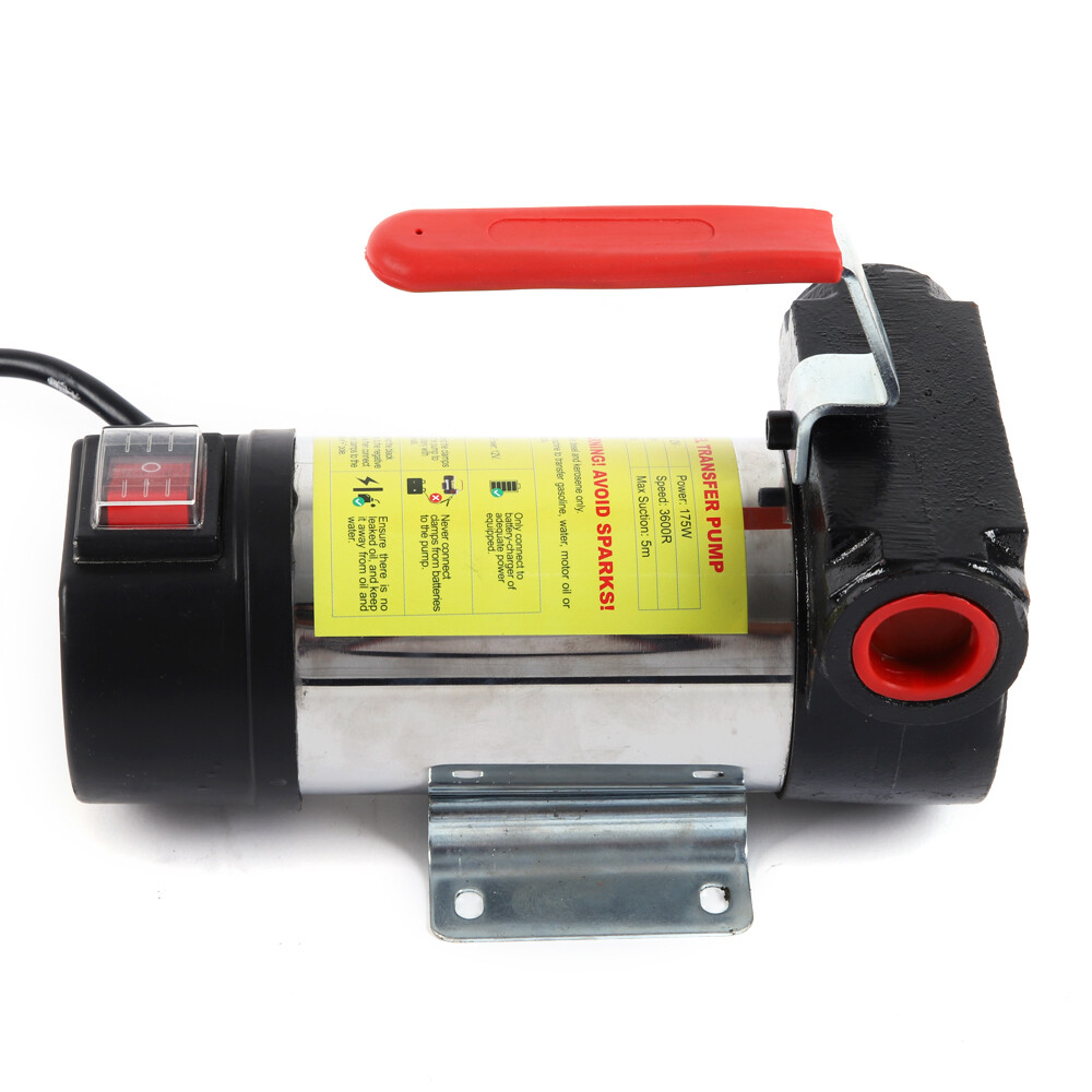 175W 50L/min Fuel Transfer Pump Diesel Gas Kerosene Transfer Pump Kits 12V DC