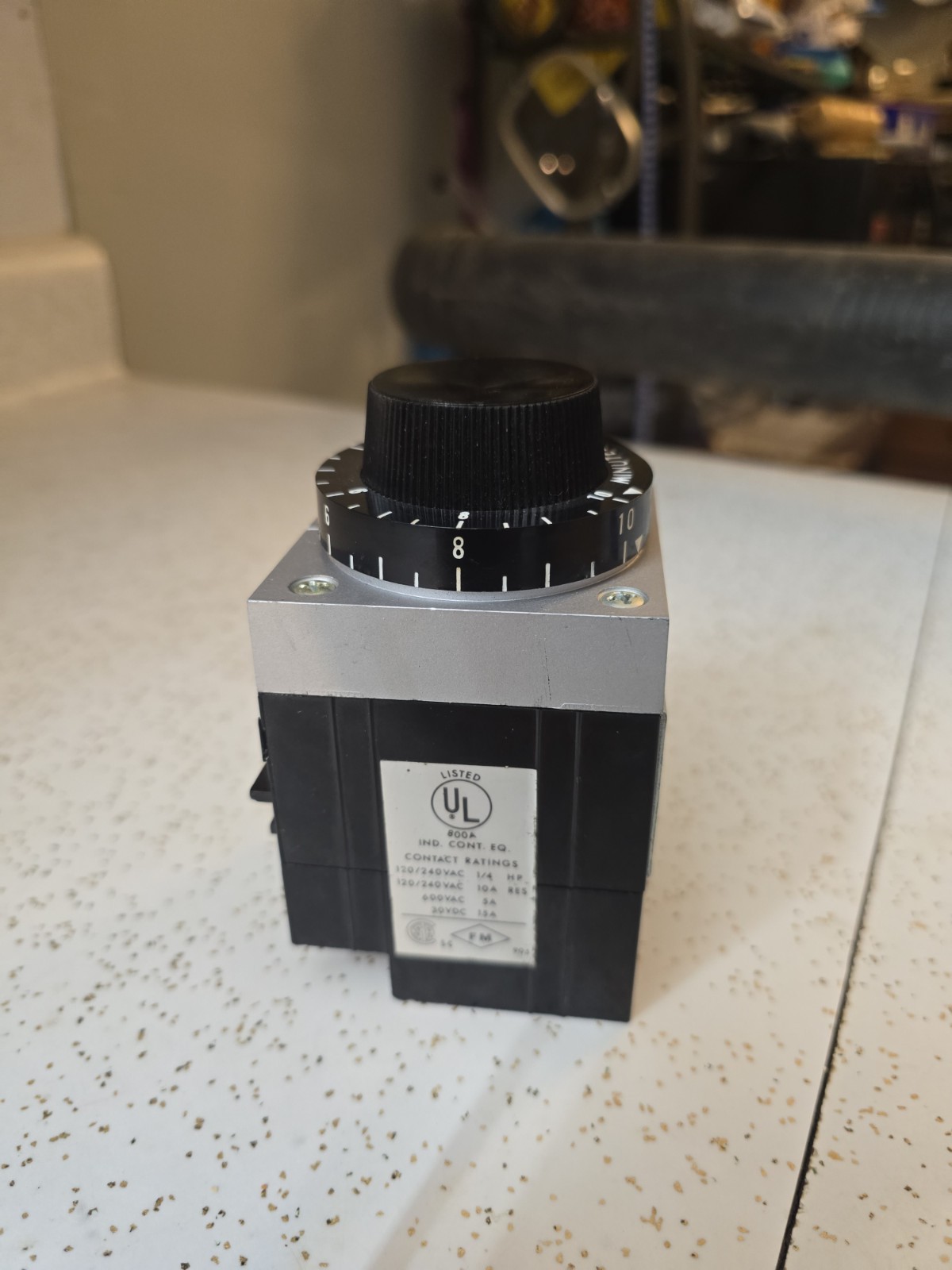 Agastat 7022AF Time Delay Relay 1-10 Minute 120V 60Hz Coil 800A 600VAC