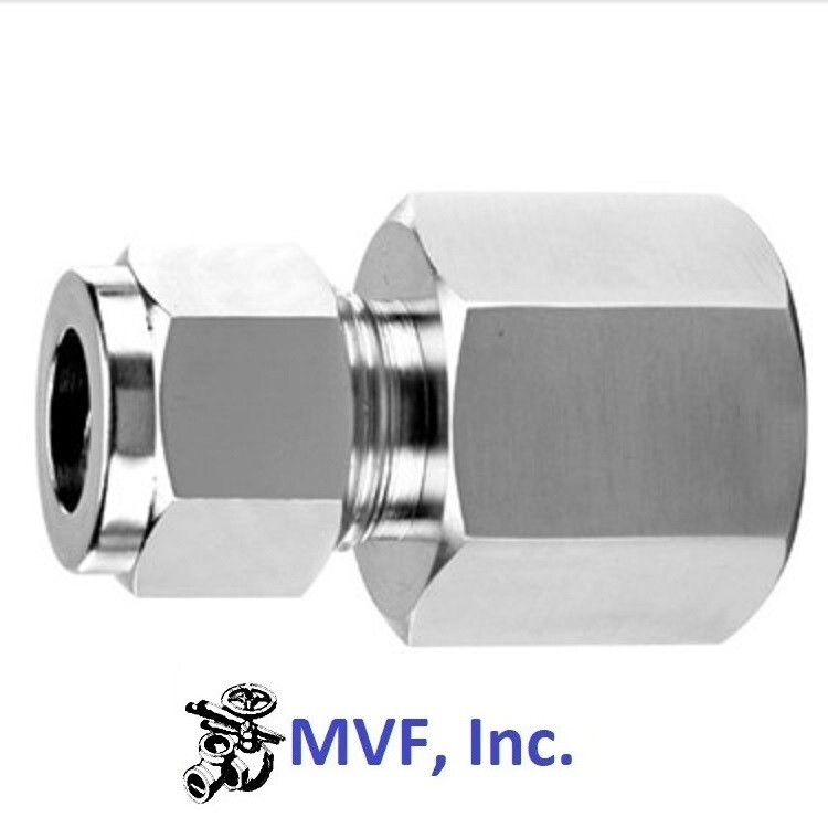 HSME 1/2″ Tube OD x 1/2″ NPT Female Connector 316S/S Tube Fitting ACF8-8N-SS