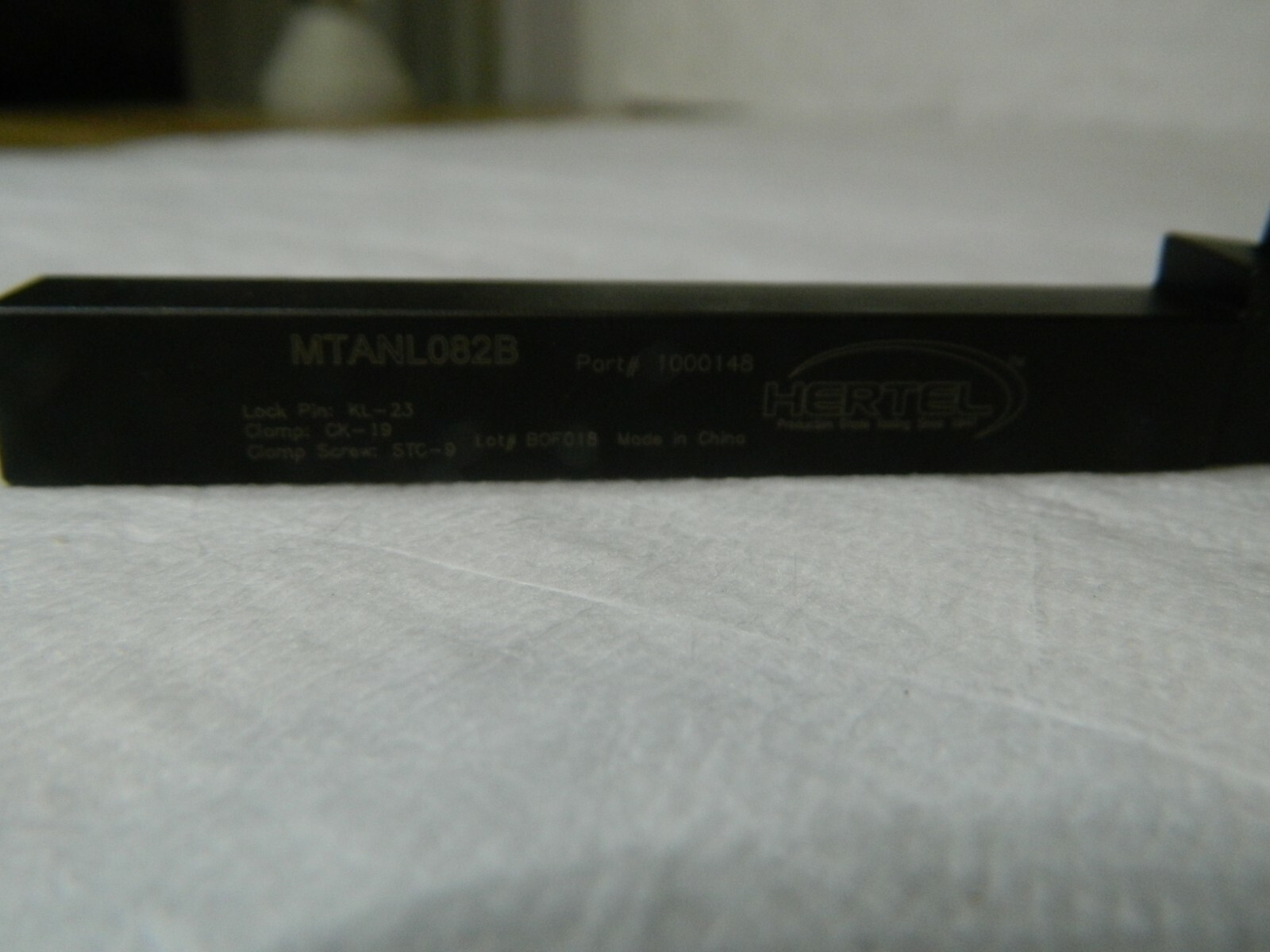 Hertel Left Hand -5° Negative Rake Indexable Turning Toolholder 1000148