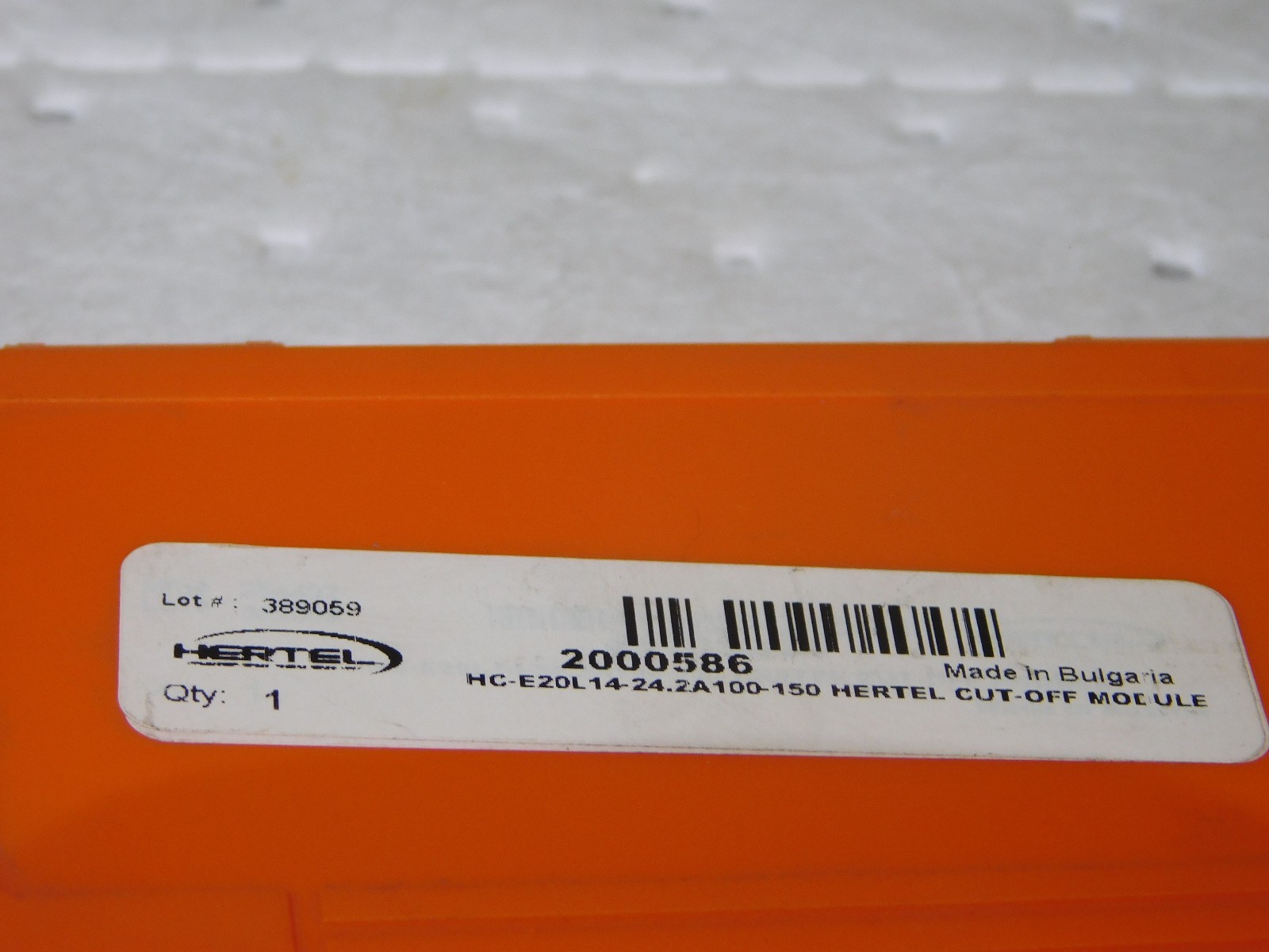Hertel Cut-Off & Grooving Module 14mm Max DOC LH HC 24.2 2000586