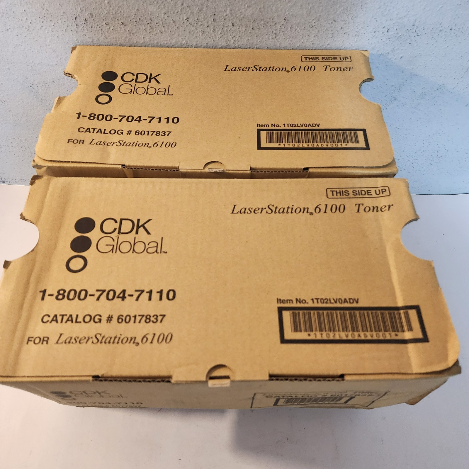 CDK Global Black Toner Cartridge 1T02LVGADV 6017837 Genuine New Sealed Lot Of 4