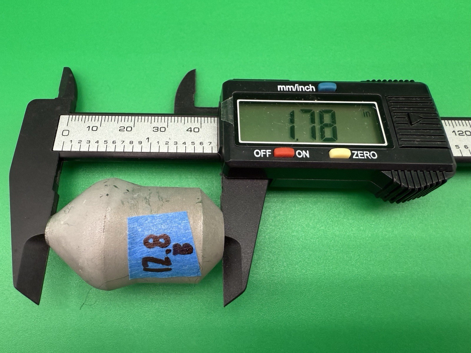 Tungsten Metal Element Sample 12.8 ounce Arc Lamp Anode 99.9% Pure Raw Scrap B