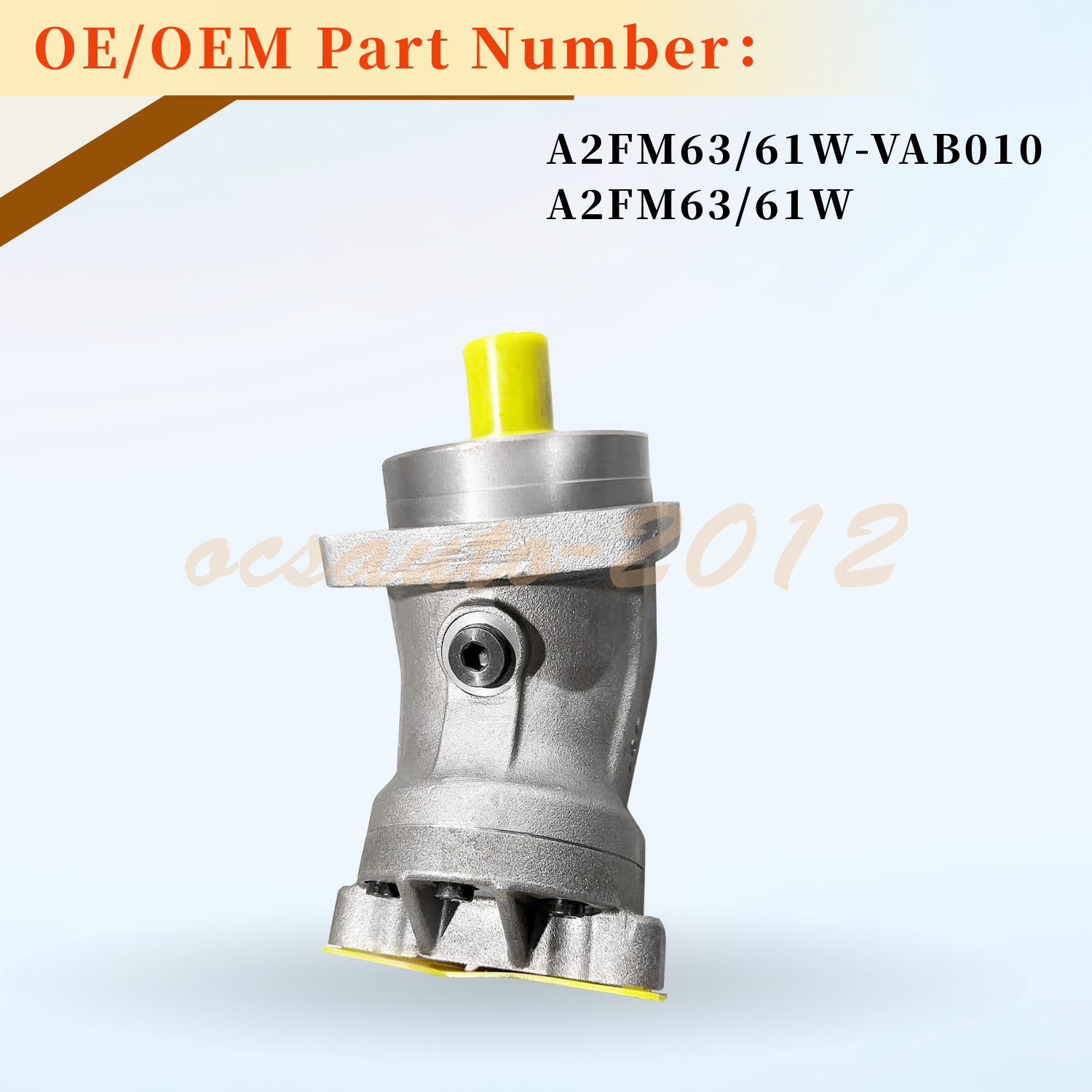 Piston Motor Pump A2FM63/61W-VAB010 For Rexroth A2FM Axial Piston Fixed Motor