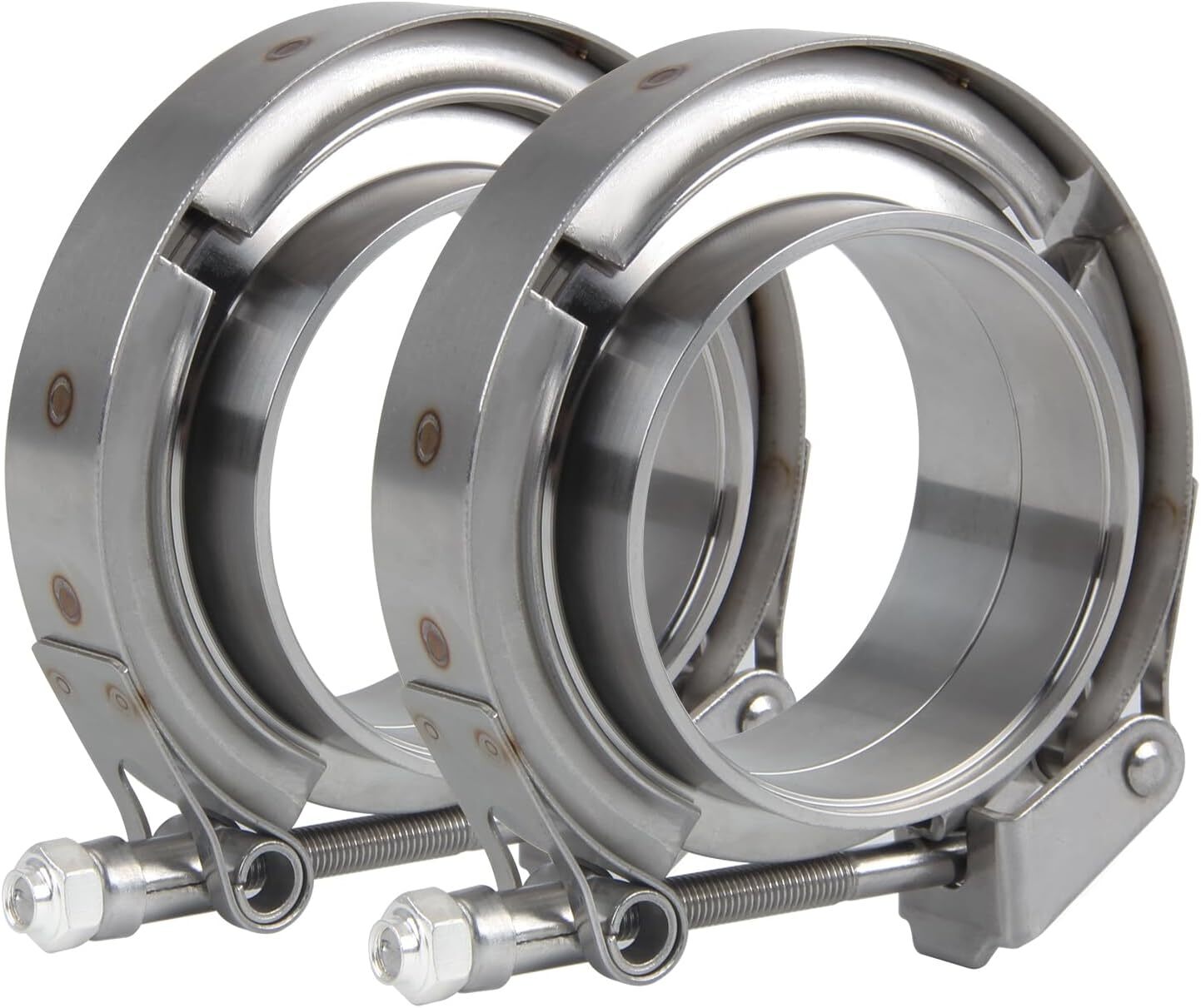 2.5 in 3 in Quick Release V Band Clamp Male Female Flanges 304 Stainless Steel