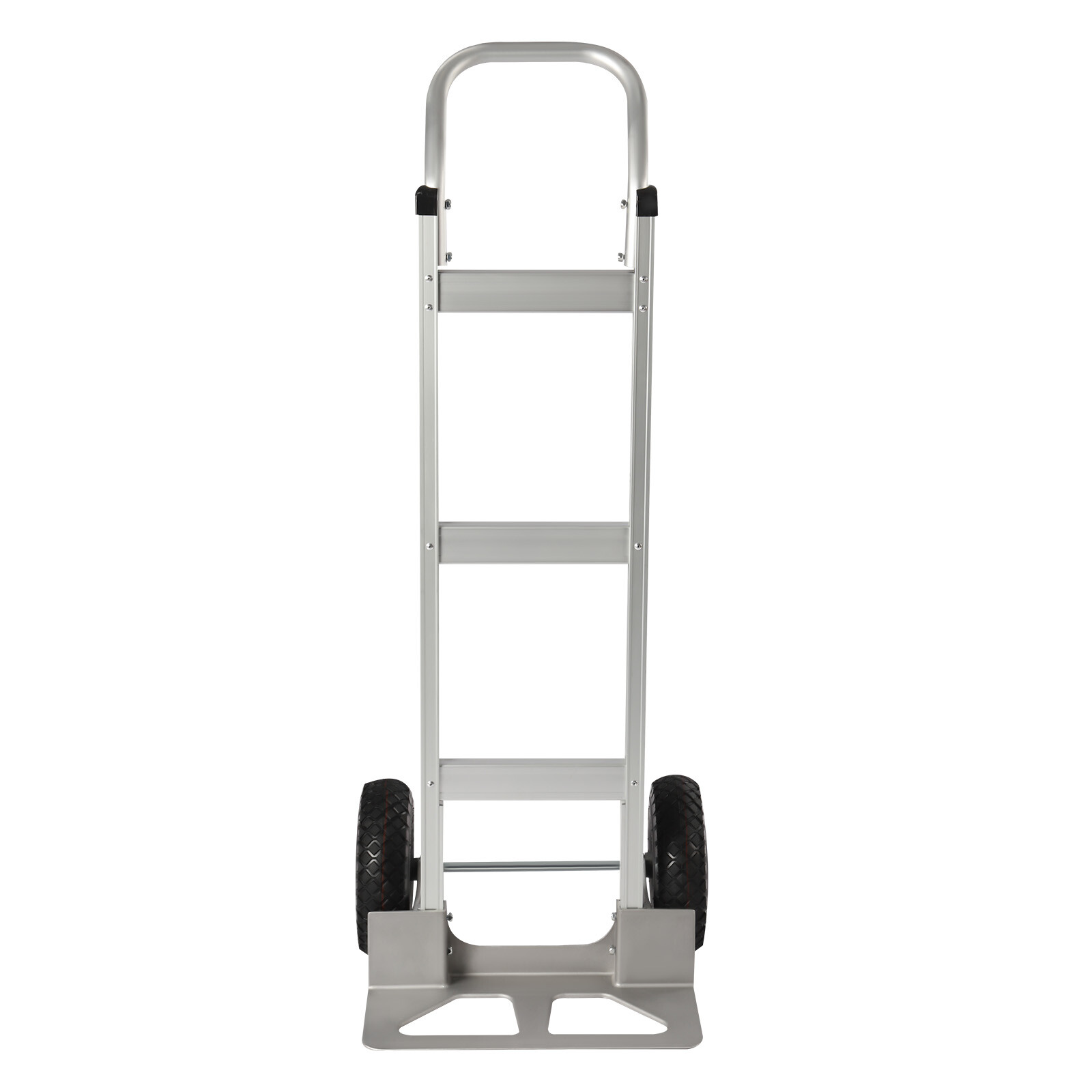 Aluminum Alloy Hand Truck Cart Heavy Duty Dolly with Rubber Wheels 440lbs/500lbs
