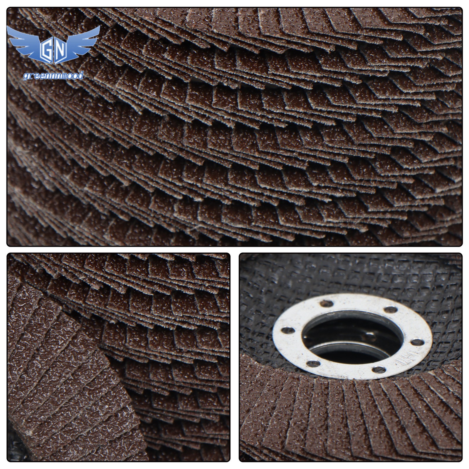 50PCS Premium Zirconia Flap Disc Sanding Grinding 4-1/2″ × 7/8″ 40 Grit
